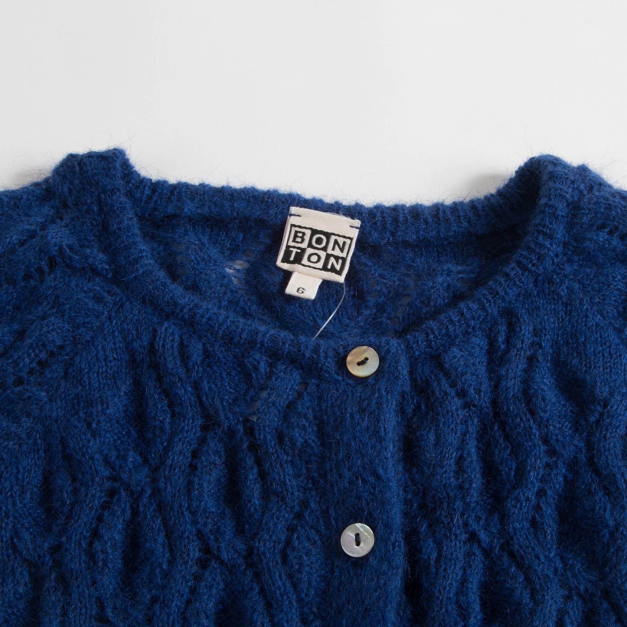 Girls Blue Klein Cardigan