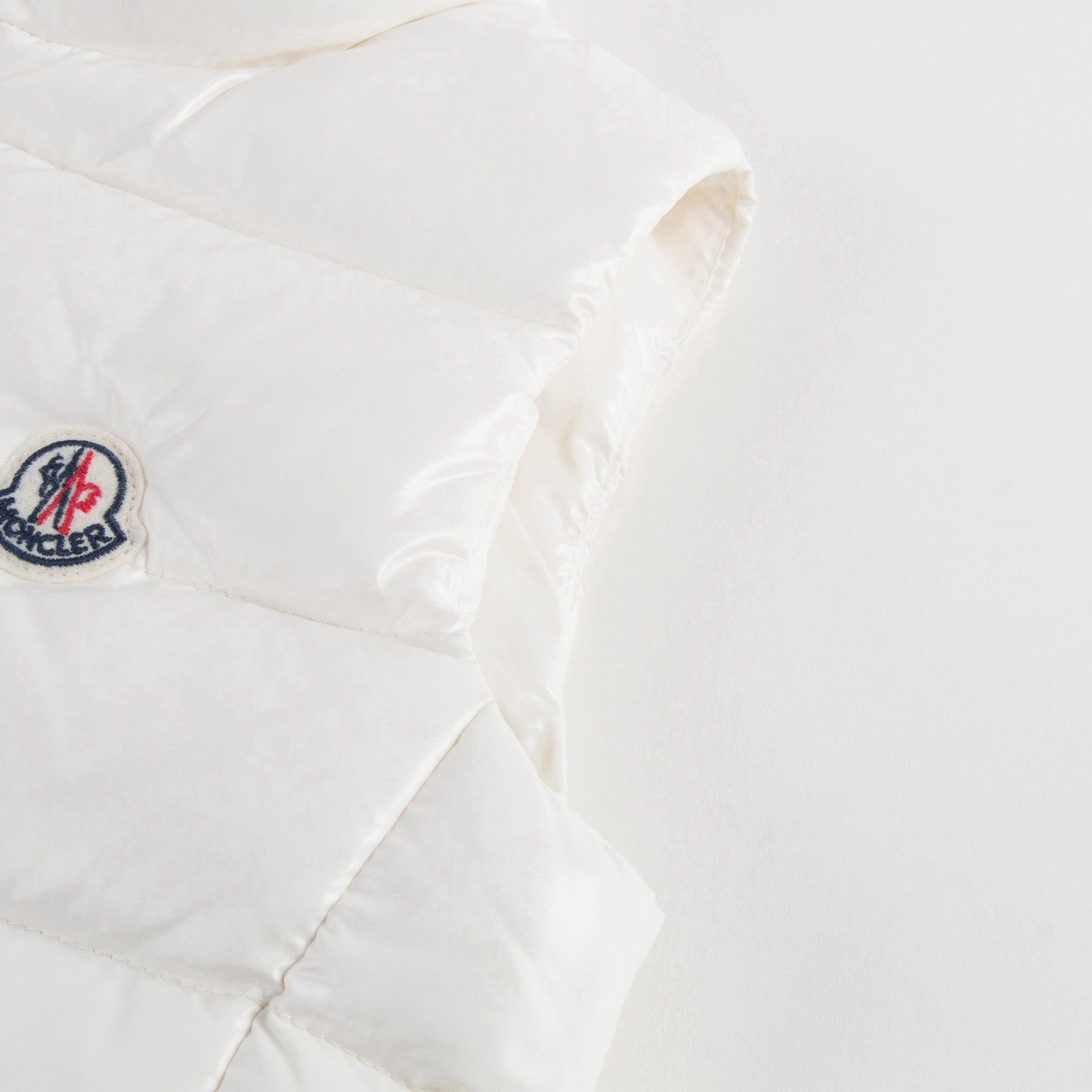 Baby Girls Ivory 'Ghany' Down Gilet