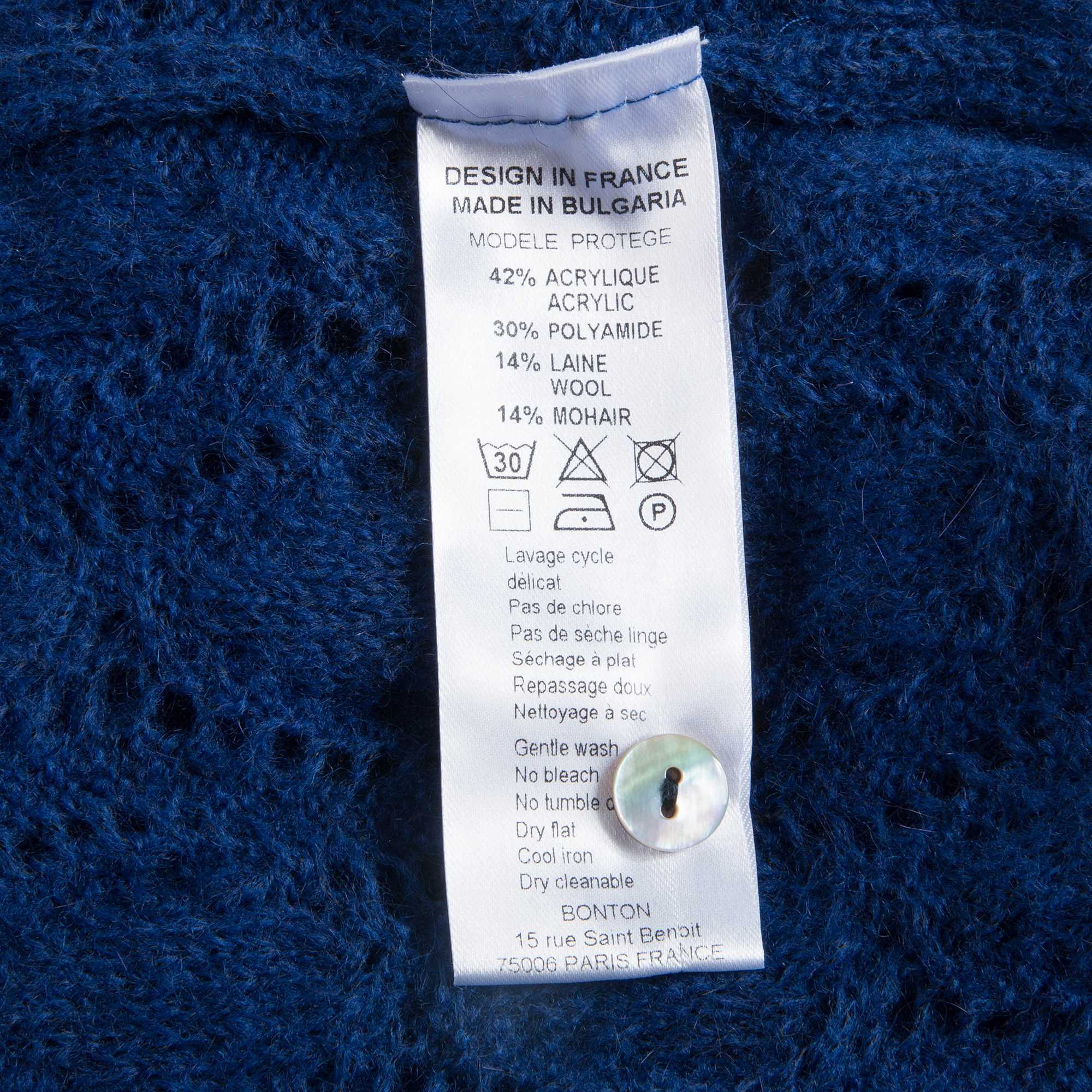 Girls Blue Klein Cardigan