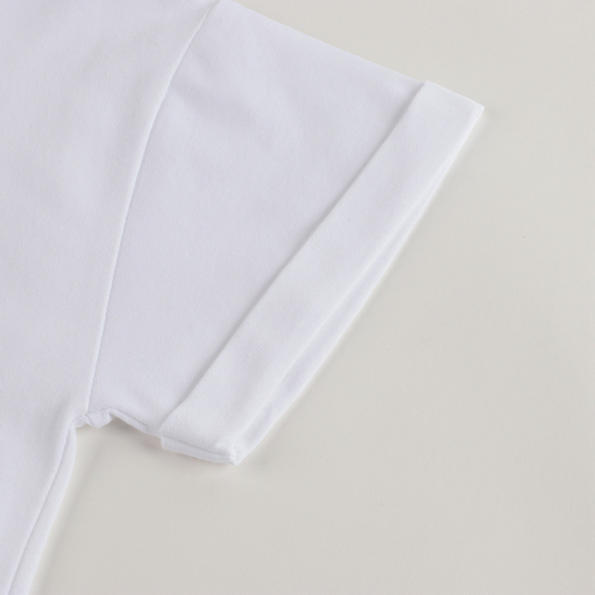 Girls White Logo Cotton T-shirt