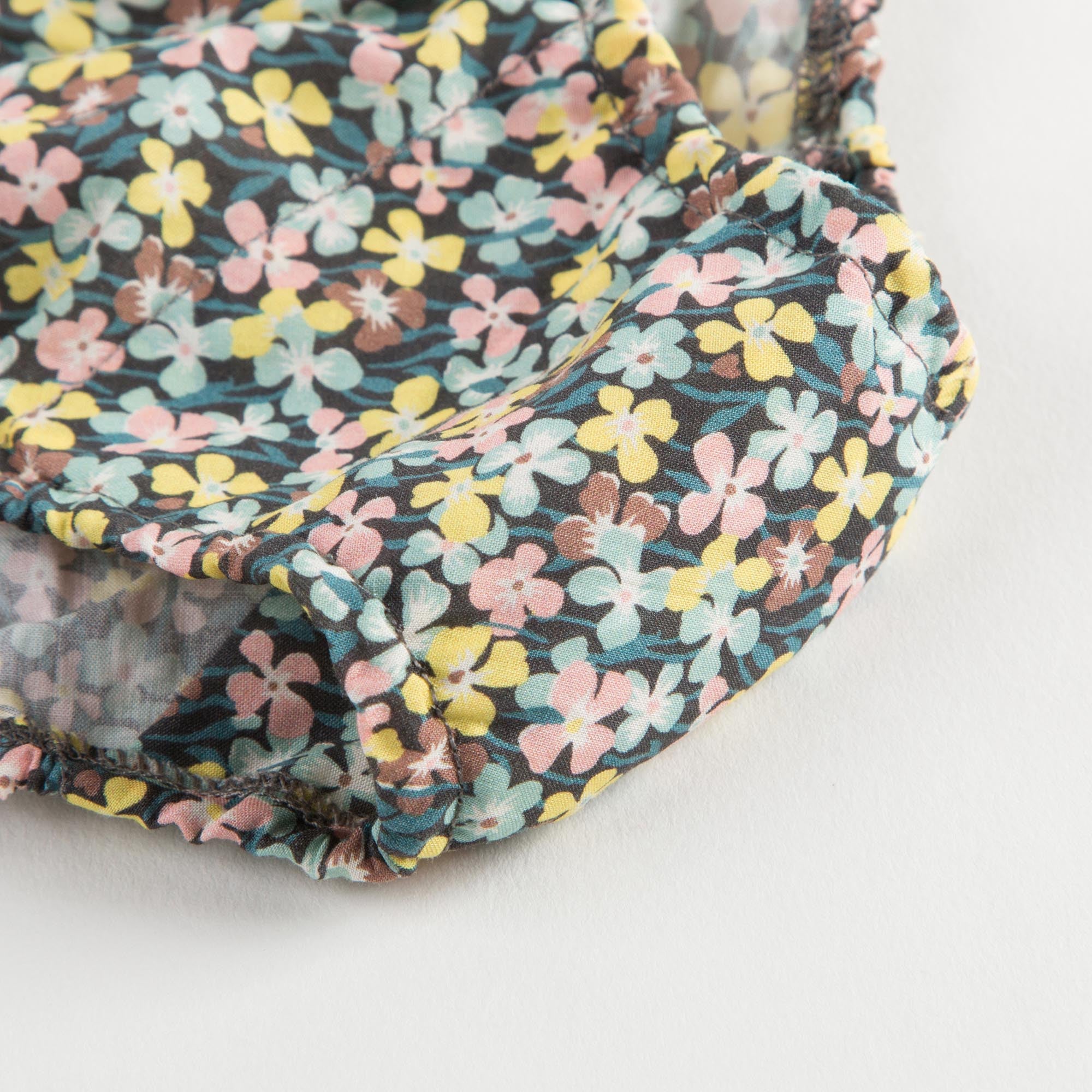 女大童碎花比基尼