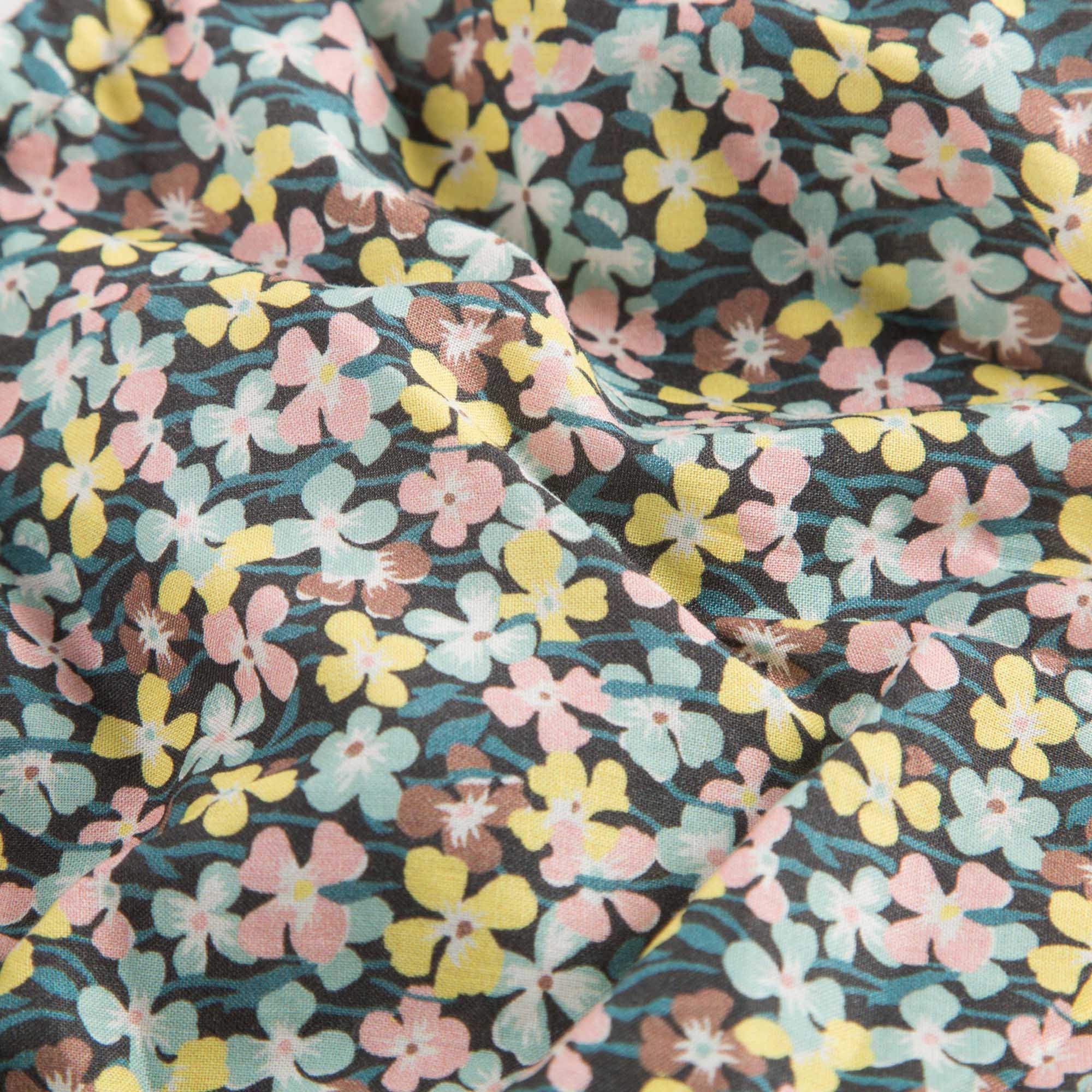 女大童碎花比基尼