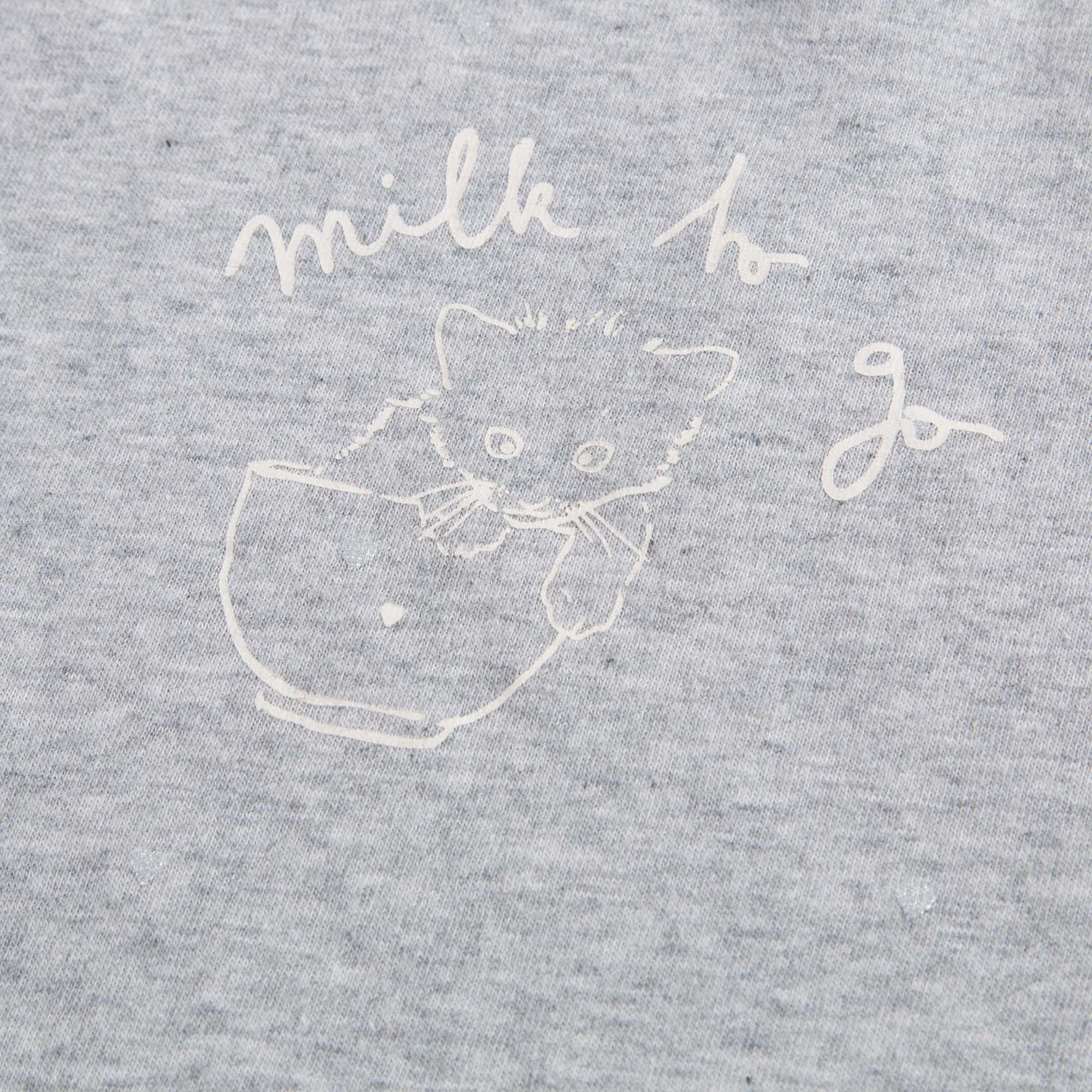 小童灰色超柔纯棉家居服套装