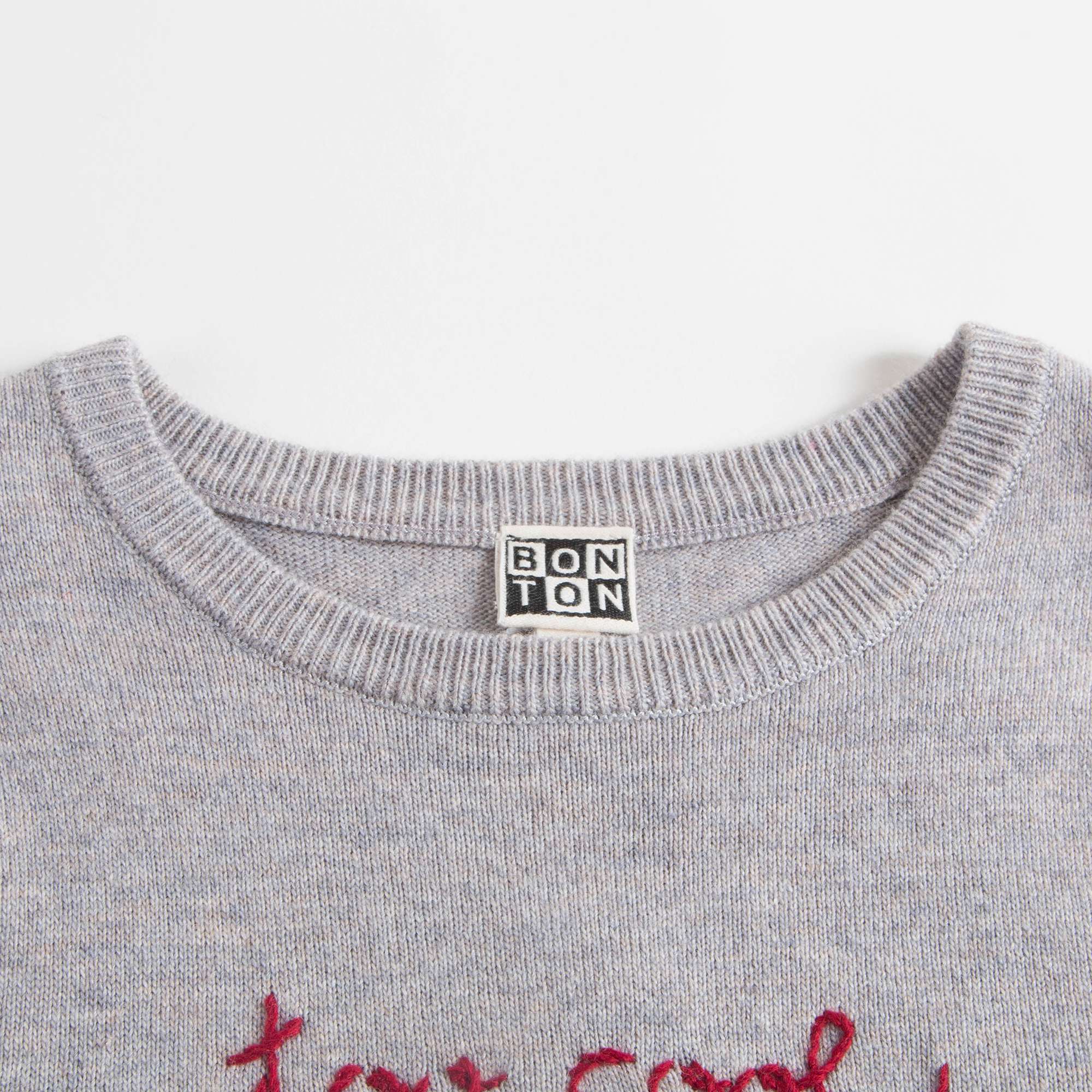 Girls Chine Grey Sweater