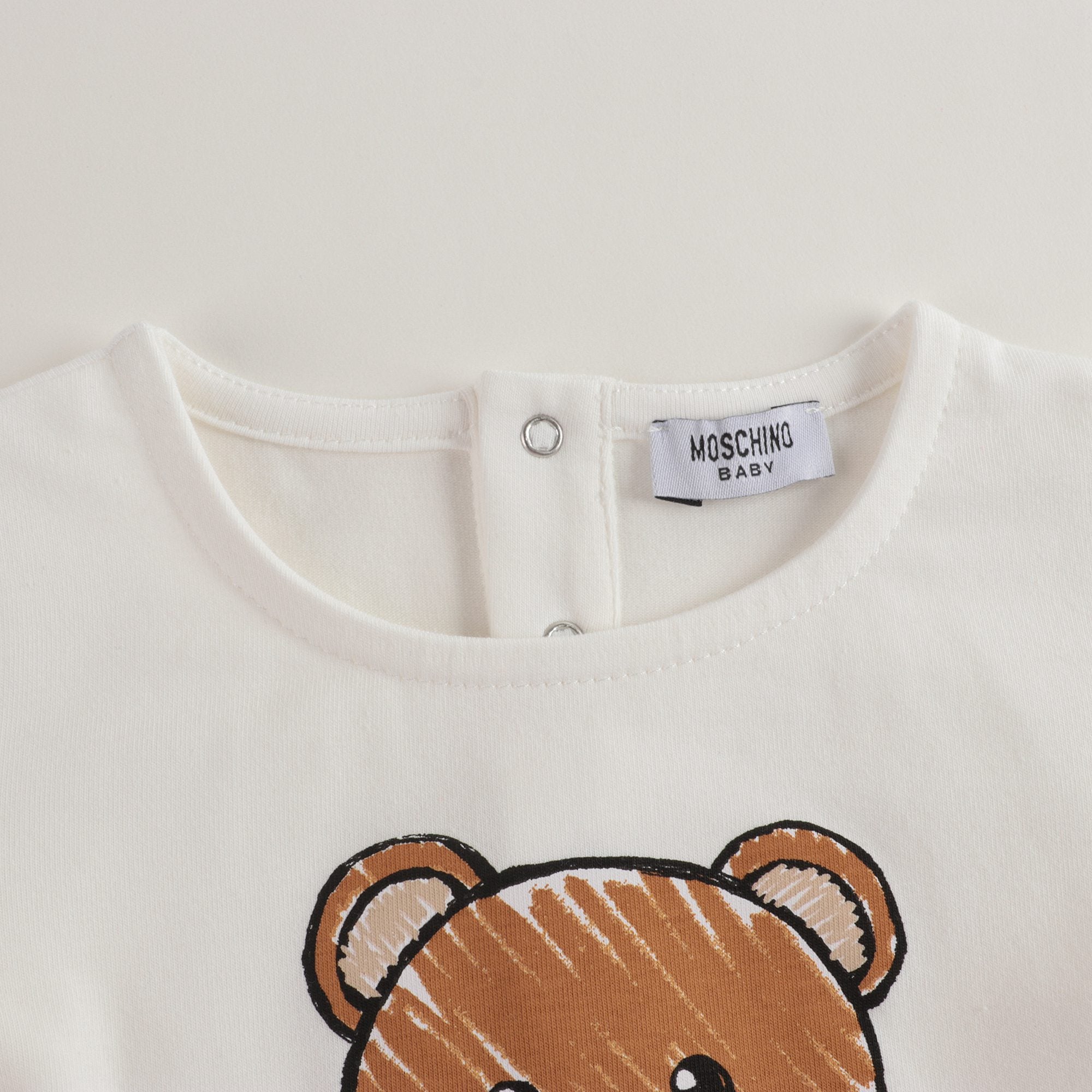 Baby Girls Ivory Teddy T-shirt