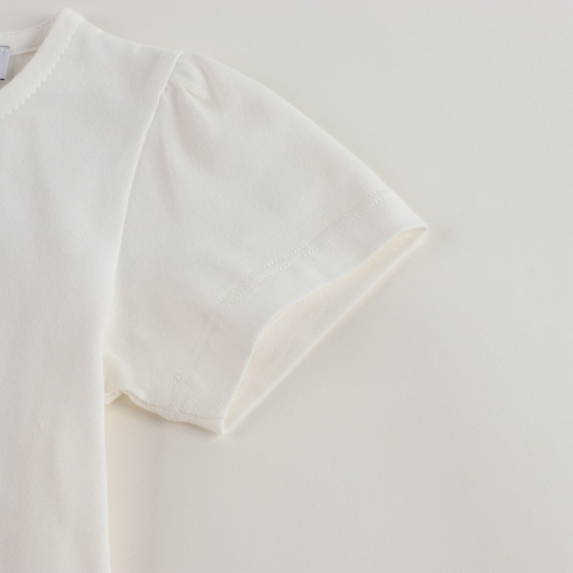Baby Girls Ivory Teddy T-shirt
