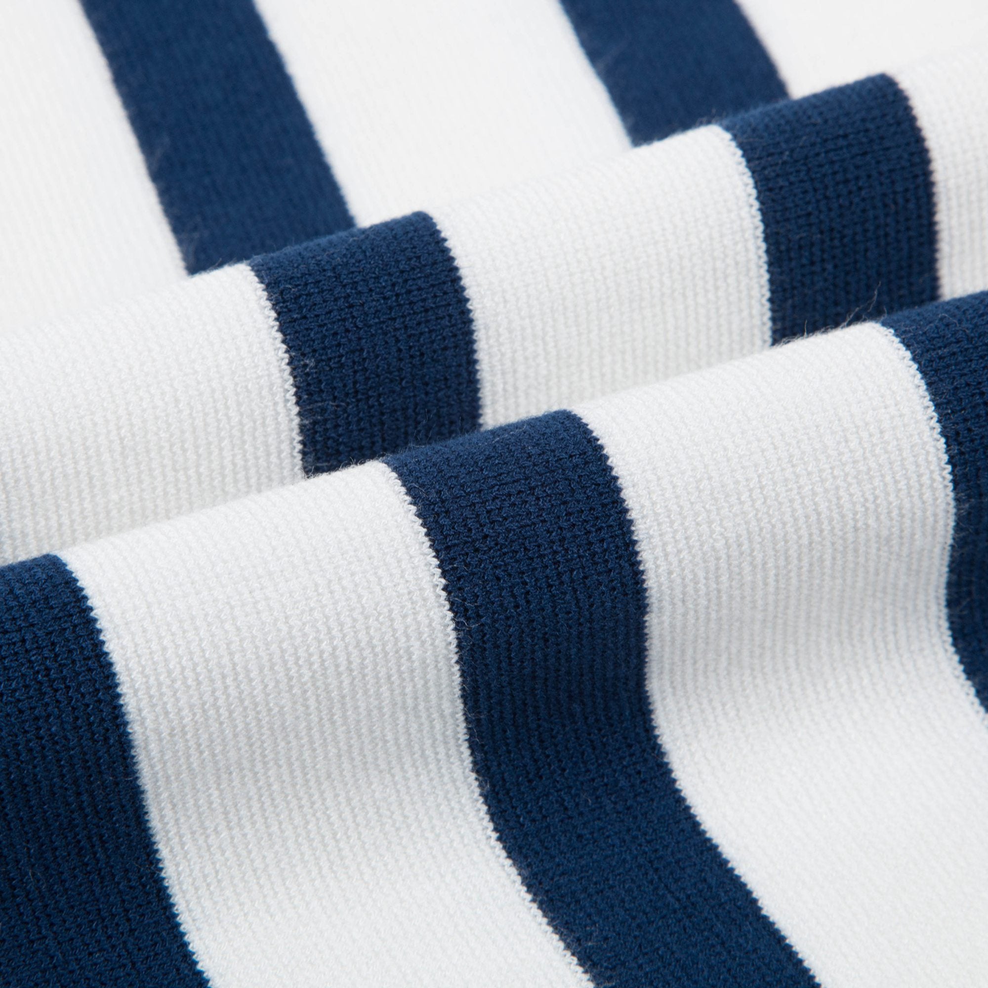 Girls Navy & Cloud Stripes Dress