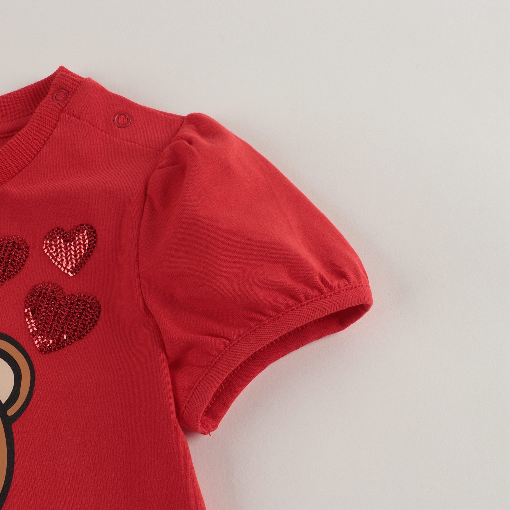 Baby Girls Red Cotton T-Shirt