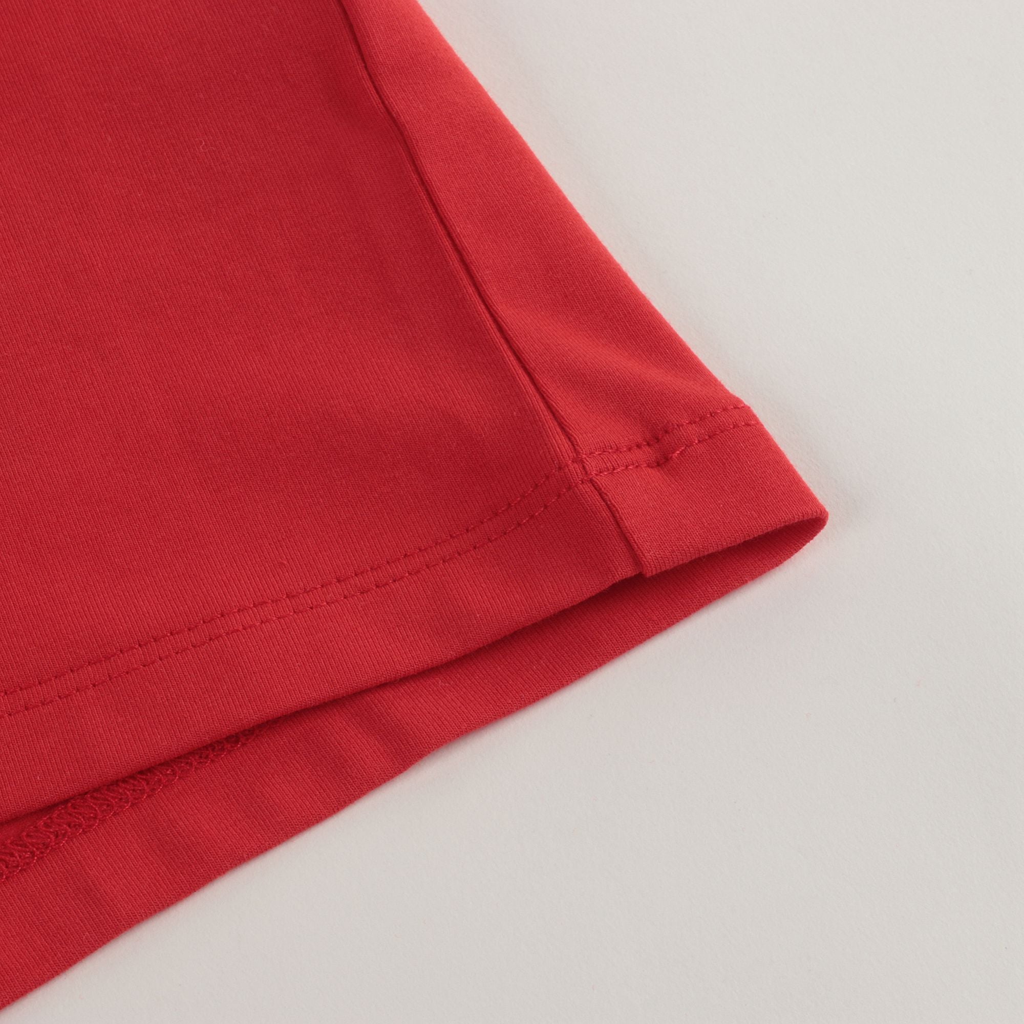 Baby Girls Red Cotton T-Shirt