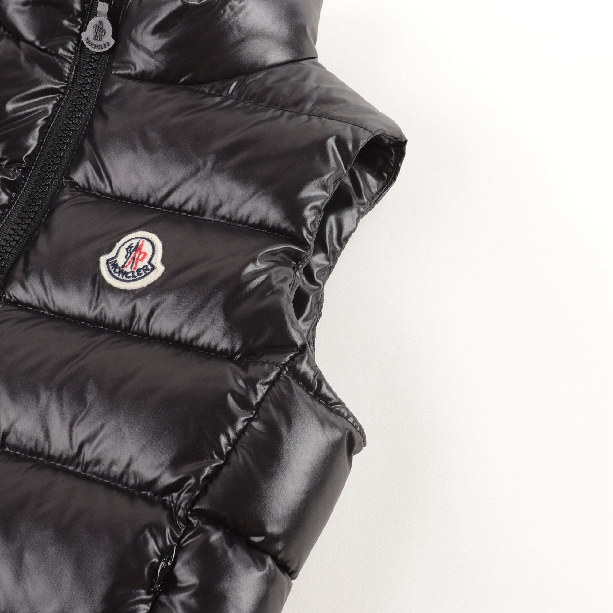 Girls Black "GHANY" Padded Down Gilet