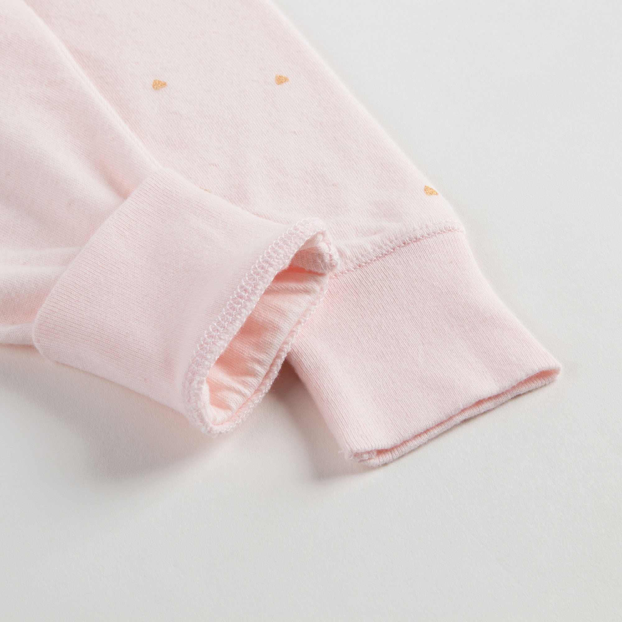小童粉色超柔出门家居服套装