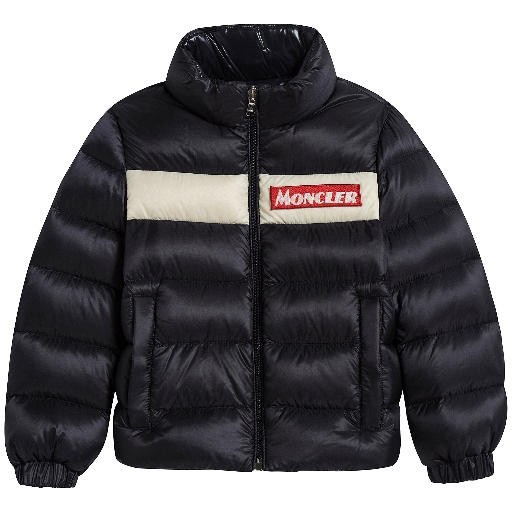 Boys Navy "SERVIERES" Padded Down Coat