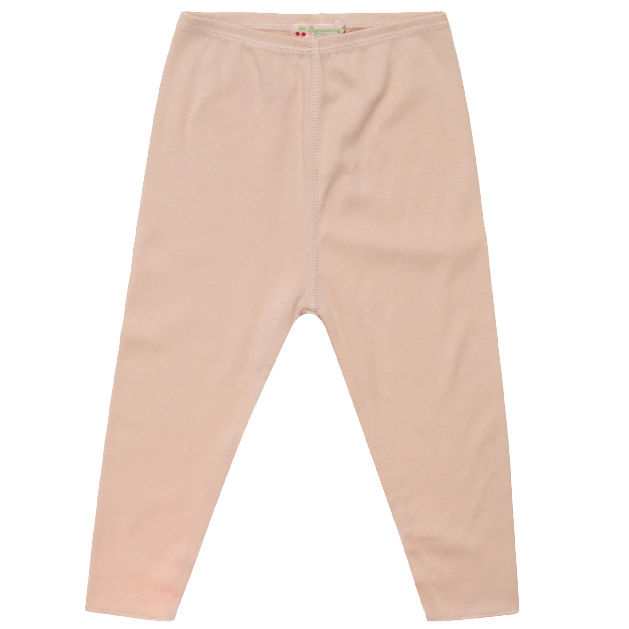 Baby Girls Paded Pink Cotton Trouser - CÉMAROSE | Children's Fashion Store - 1