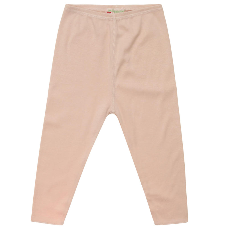 Baby Girls Paded Pink Cotton Trouser - CÉMAROSE | Children's Fashion Store - 1