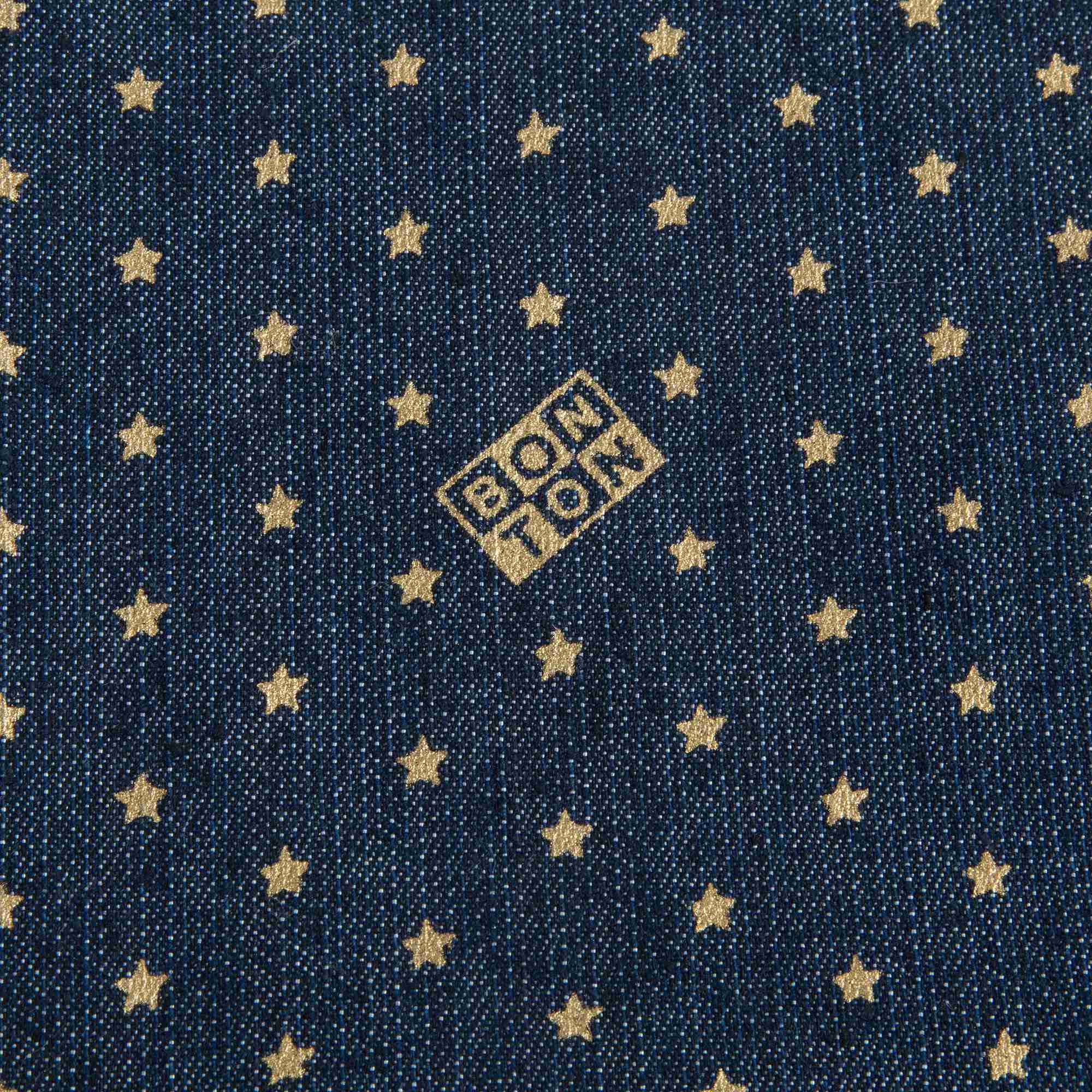 Girls Denim Blue Star Printed Bag