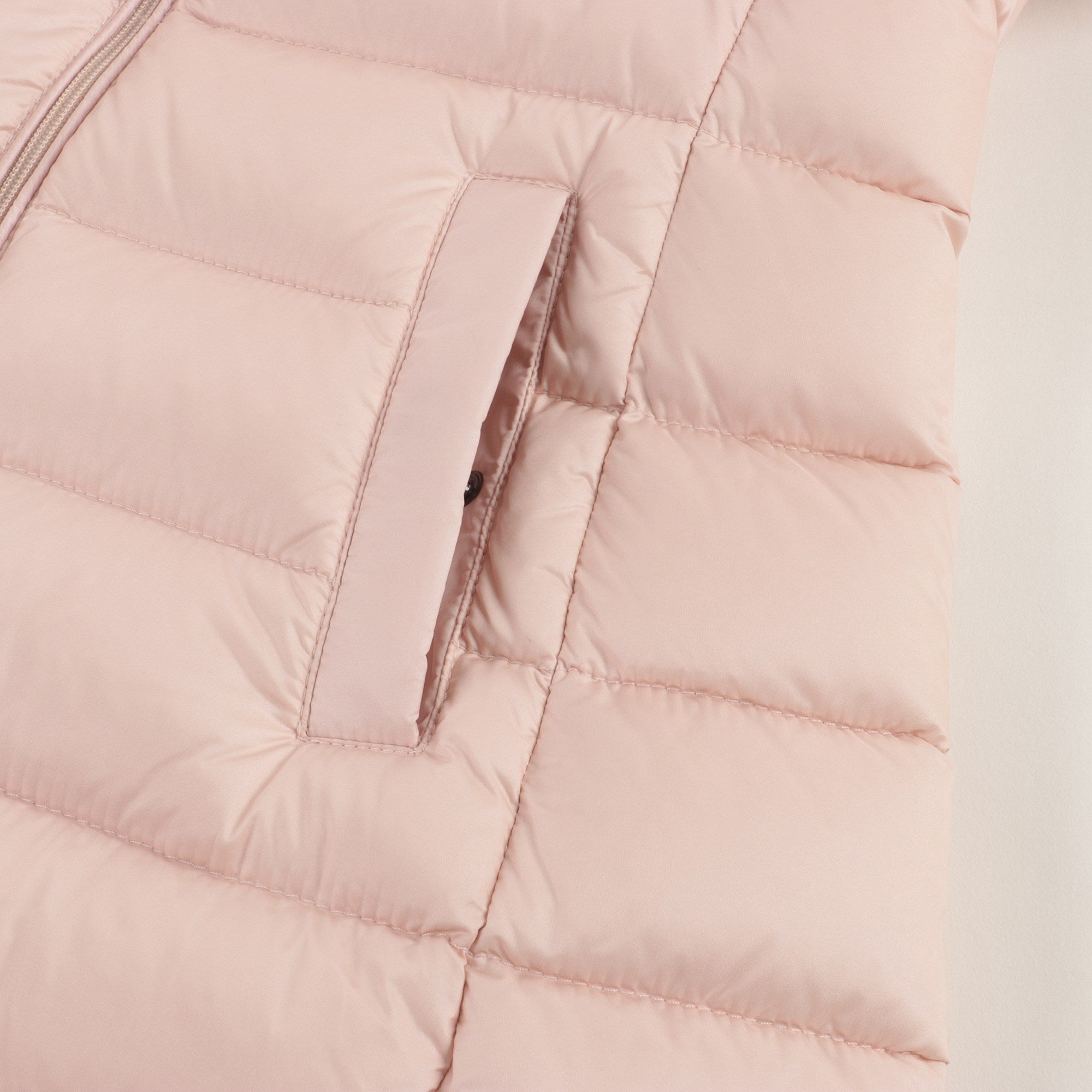 Baby Girls Pink "MAJEURE" Padded Down Coat
