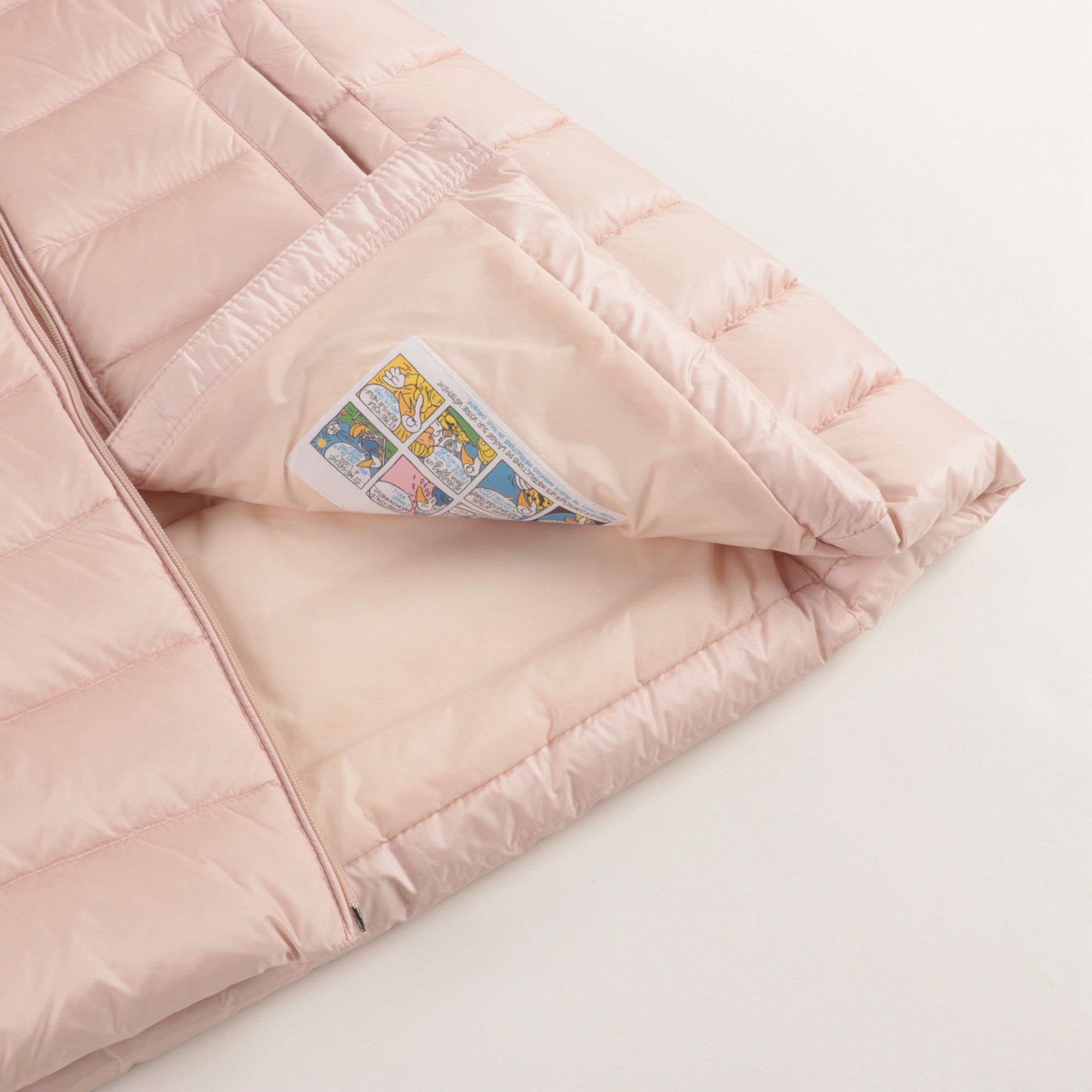 Baby Girls Pink "MAJEURE" Padded Down Coat