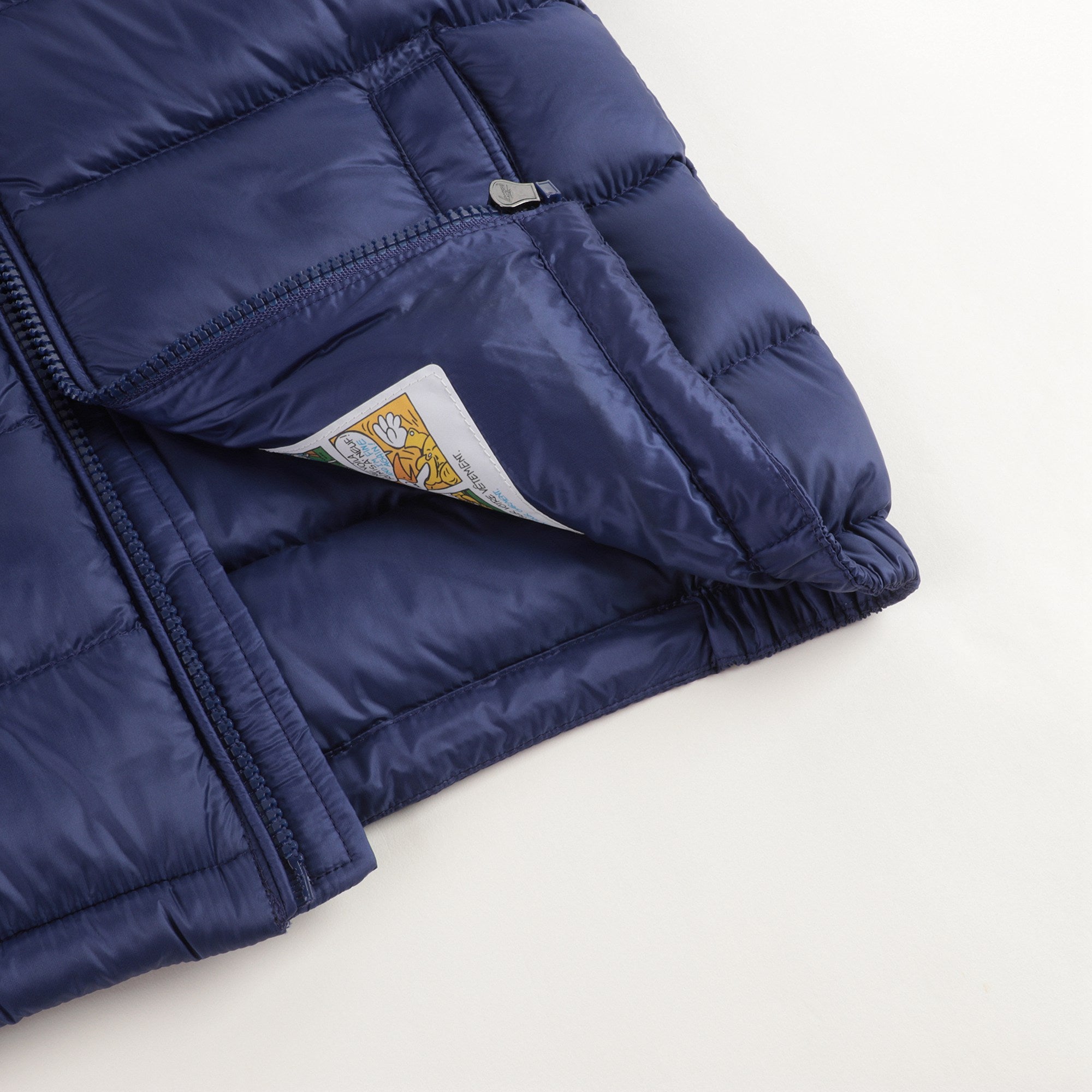 Baby Boys Blue "BASS" Padded Down Coat
