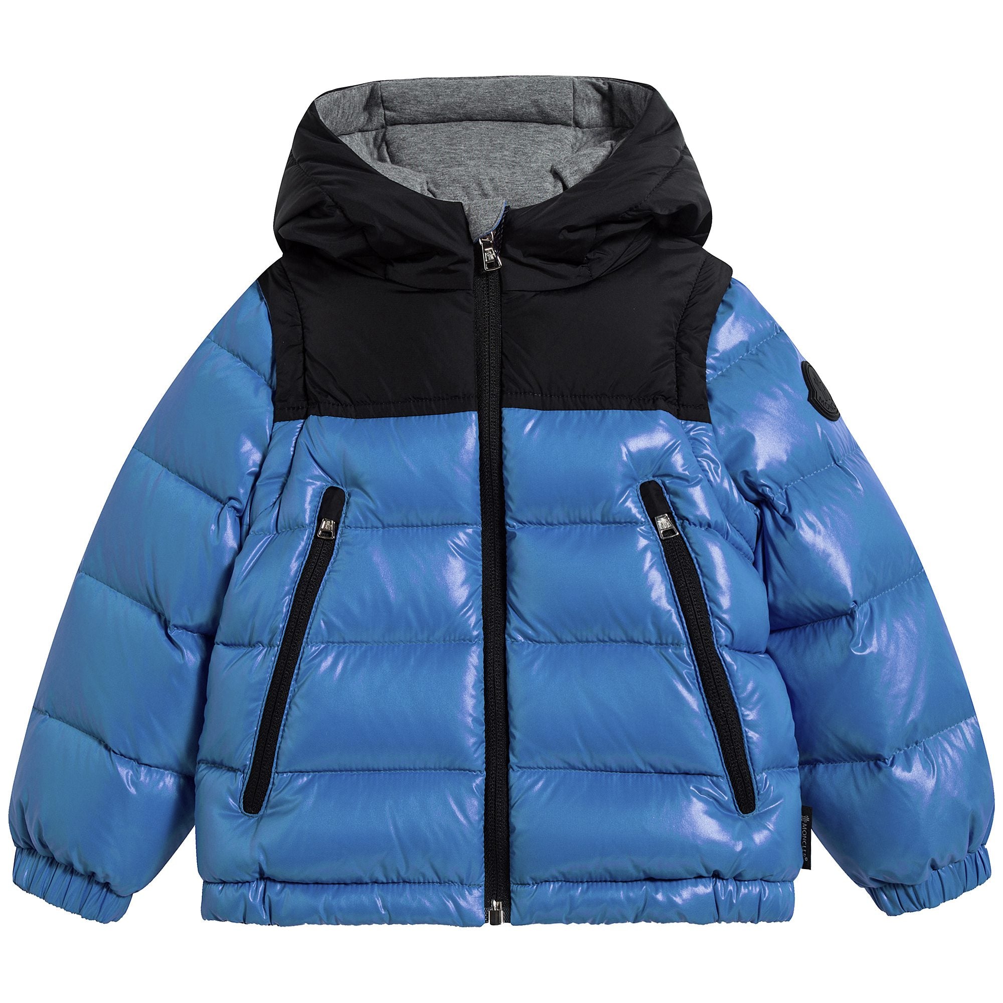 Baby Boys Blue "DUC" Padded Down Jacket