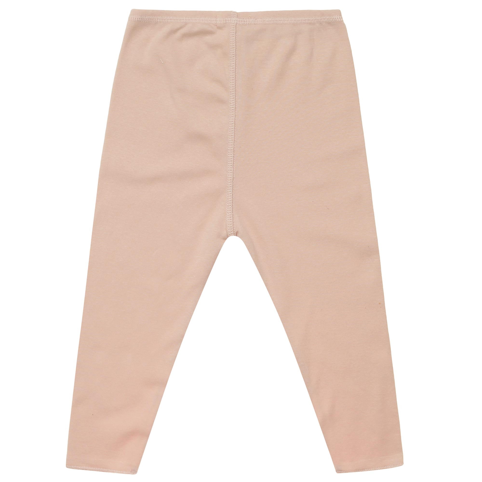 Baby Girls Paded Pink Cotton Trouser - CÉMAROSE | Children's Fashion Store - 2