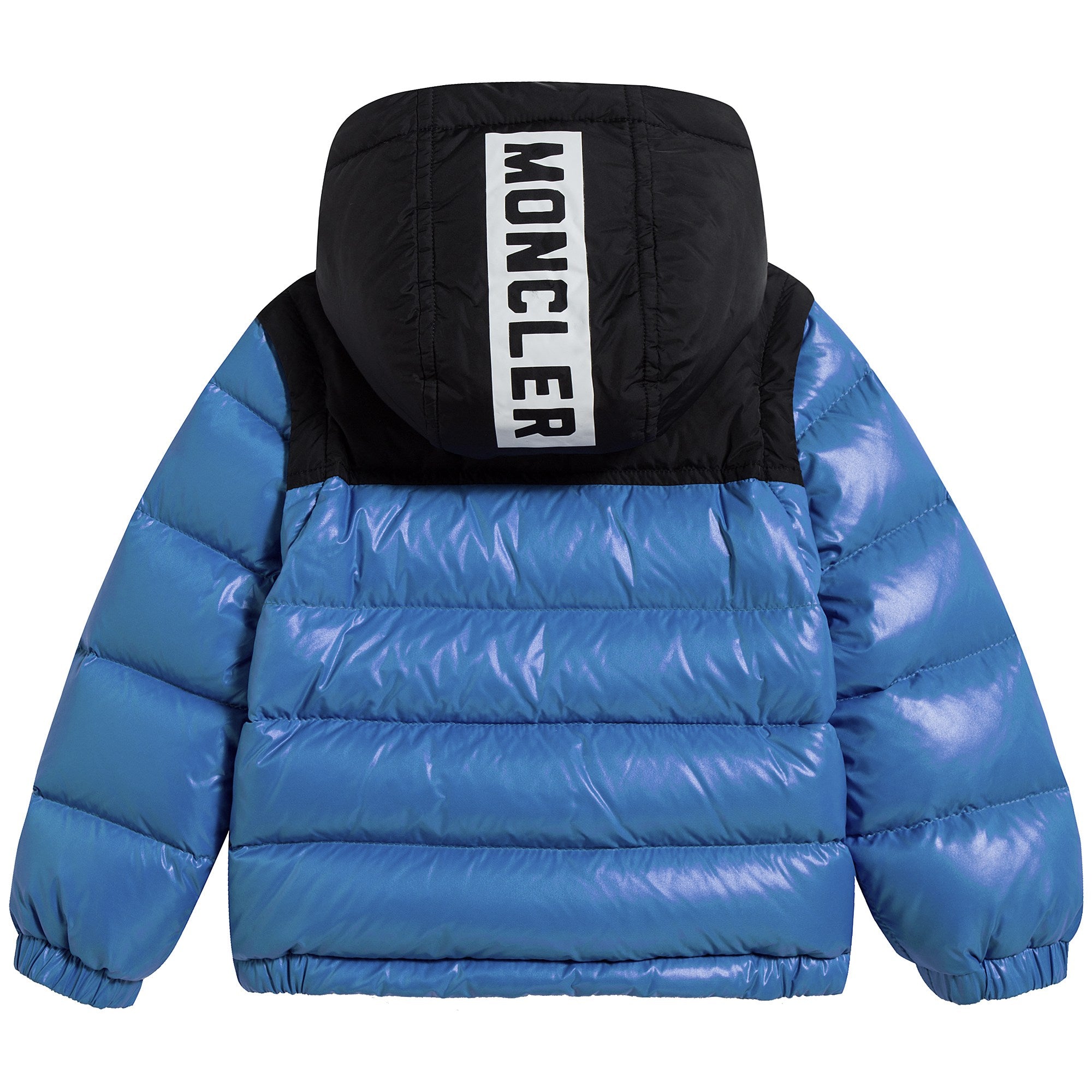 Baby Boys Blue "DUC" Padded Down Jacket