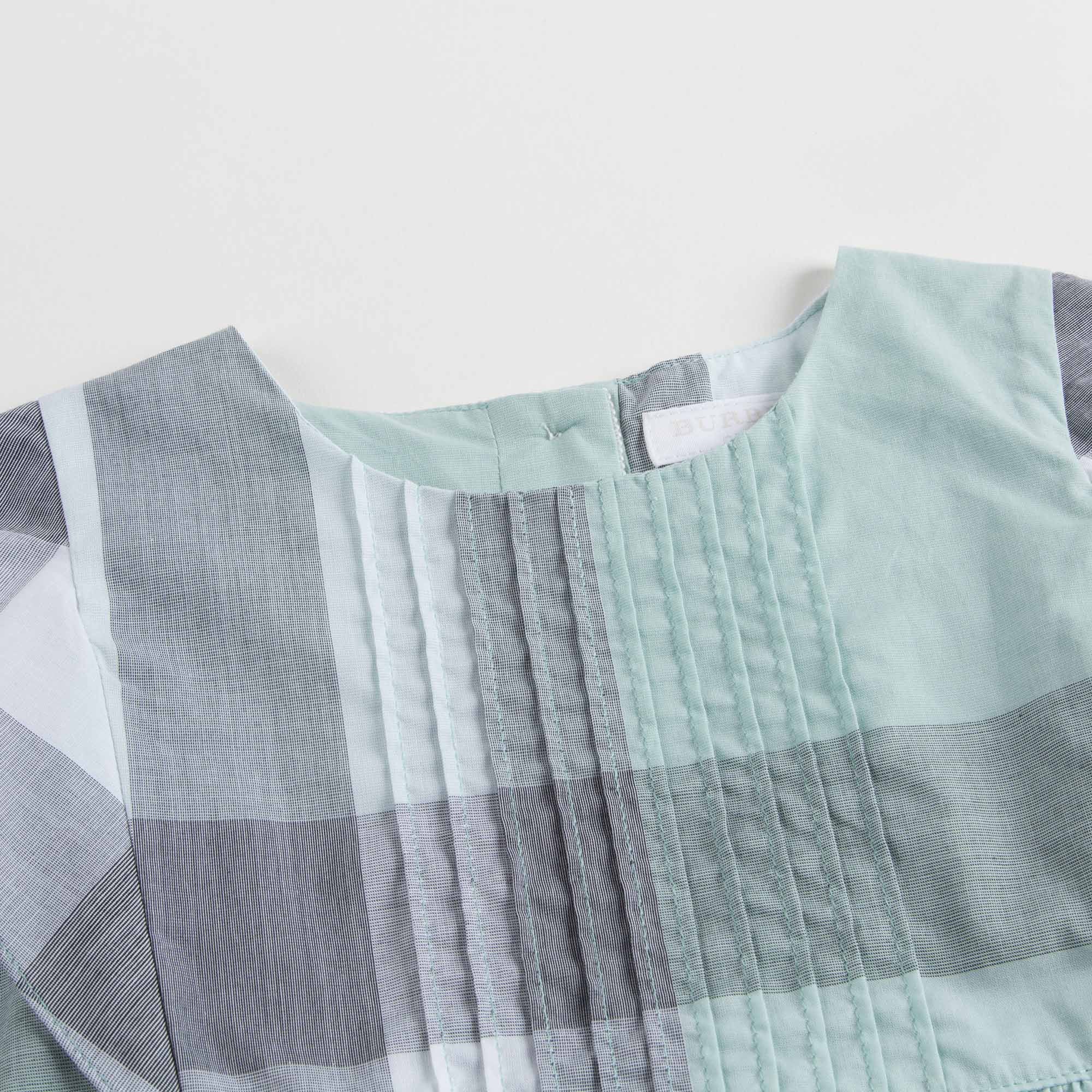 Baby Girl Green Check Dress