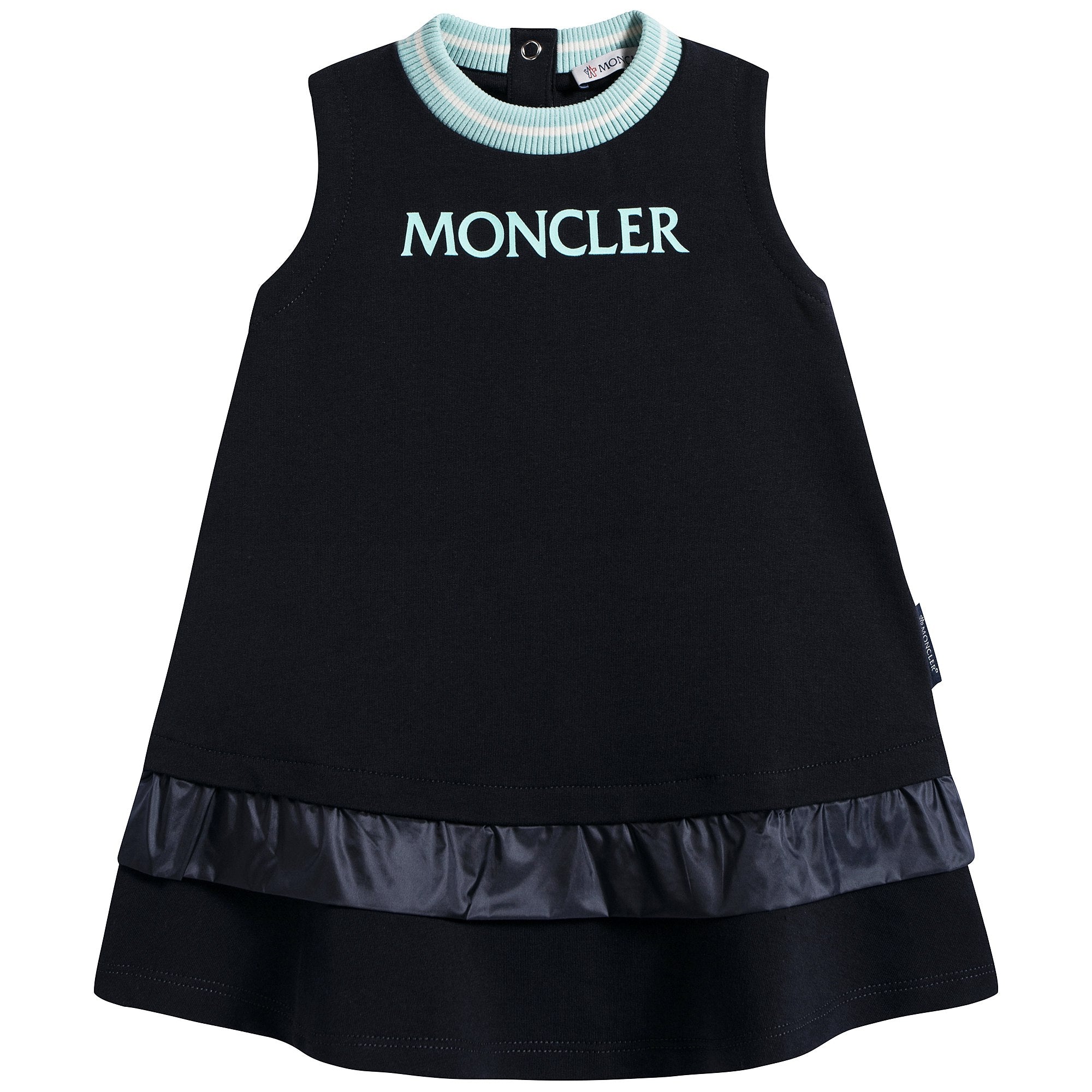 Baby Girls Black Logo Dress