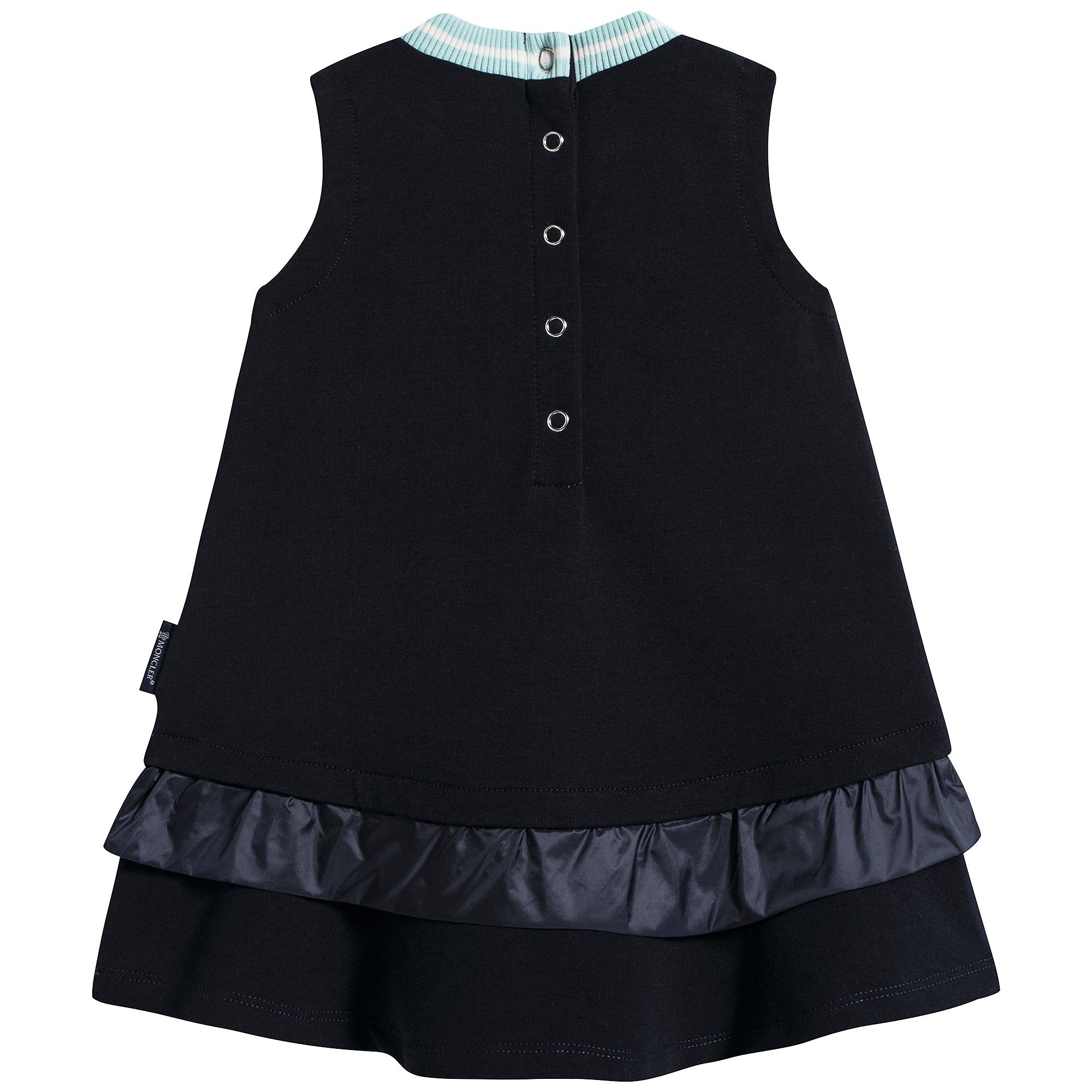Baby Girls Black Logo Dress