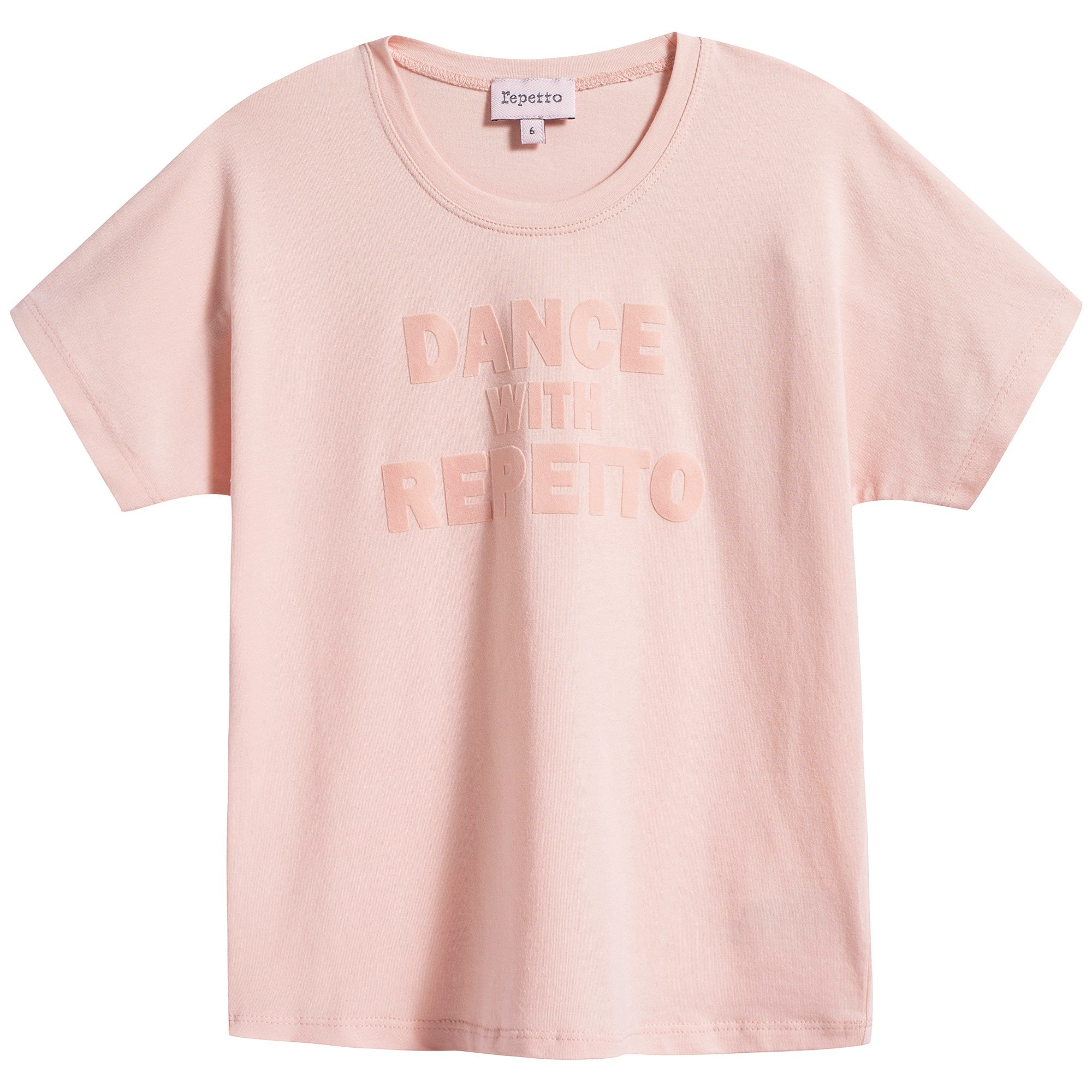 Girls Pink Cotton T-shirt