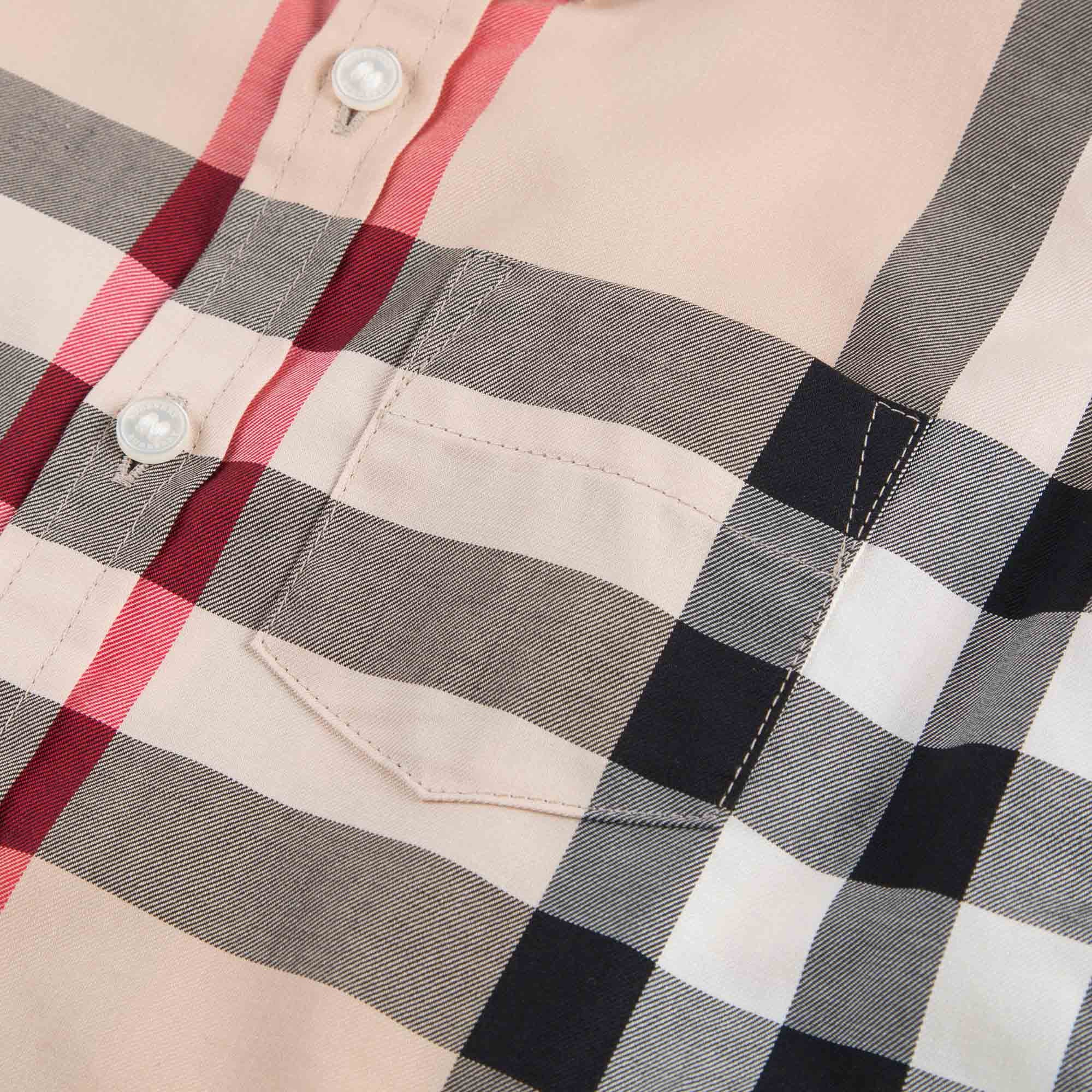 Baby Boys Classic Check Short Sleeve Shirt