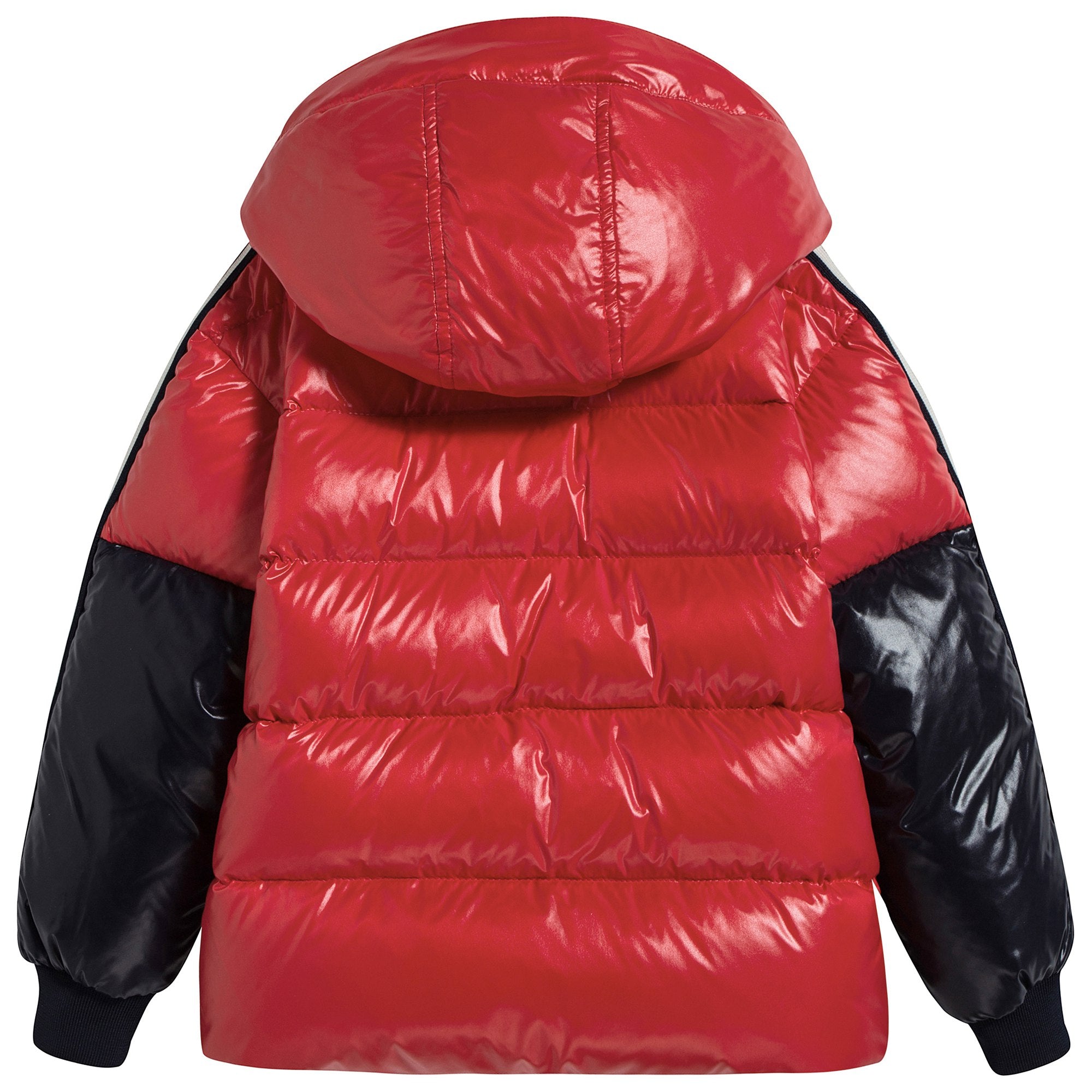 Boys Red "FEBREGE" Padded Down Puffer Jacket