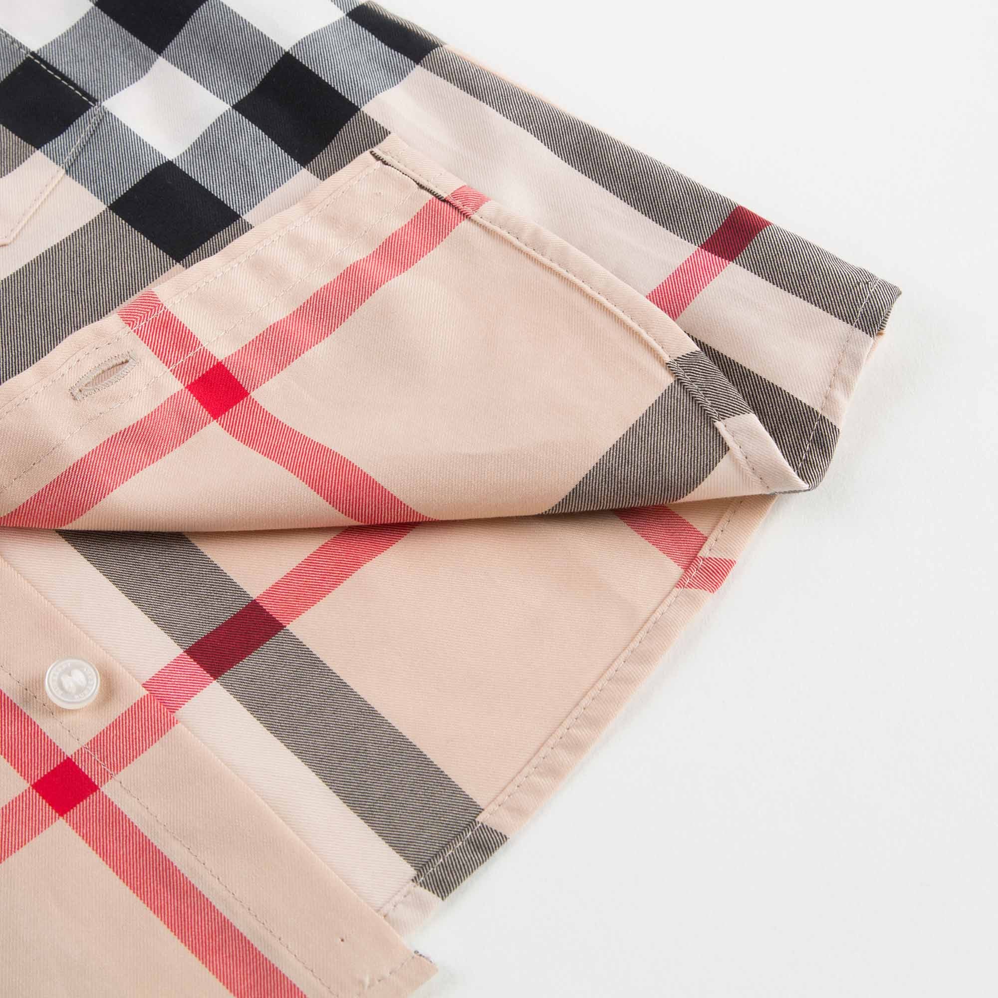 Baby Boys Classic Check Short Sleeve Shirt