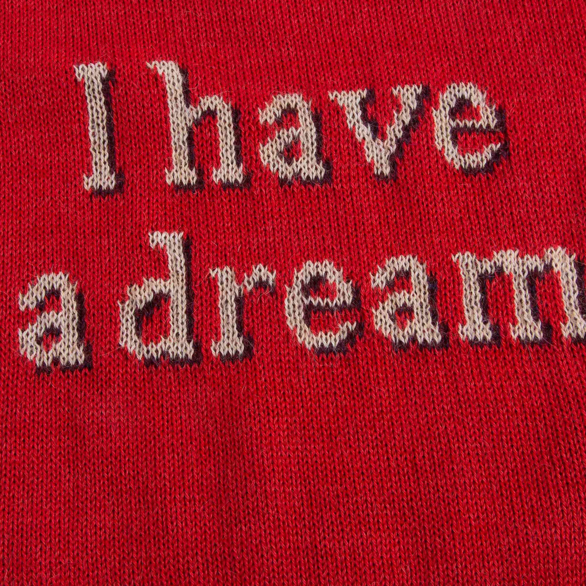 Girls Red Cotton Baby Alpaca Sweater
