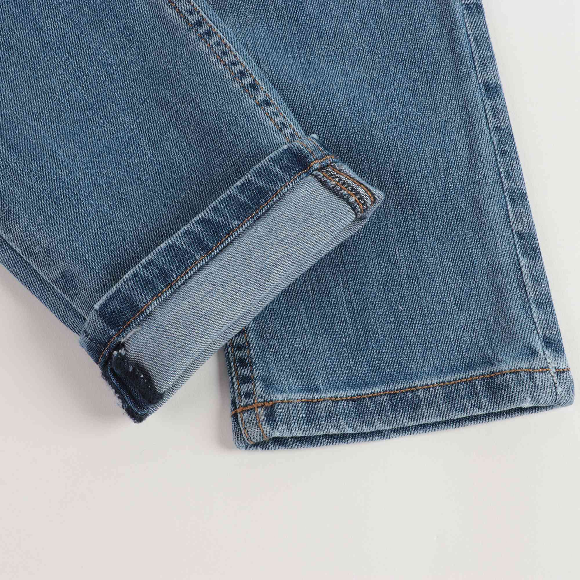 Girls Blue Denim Trousers