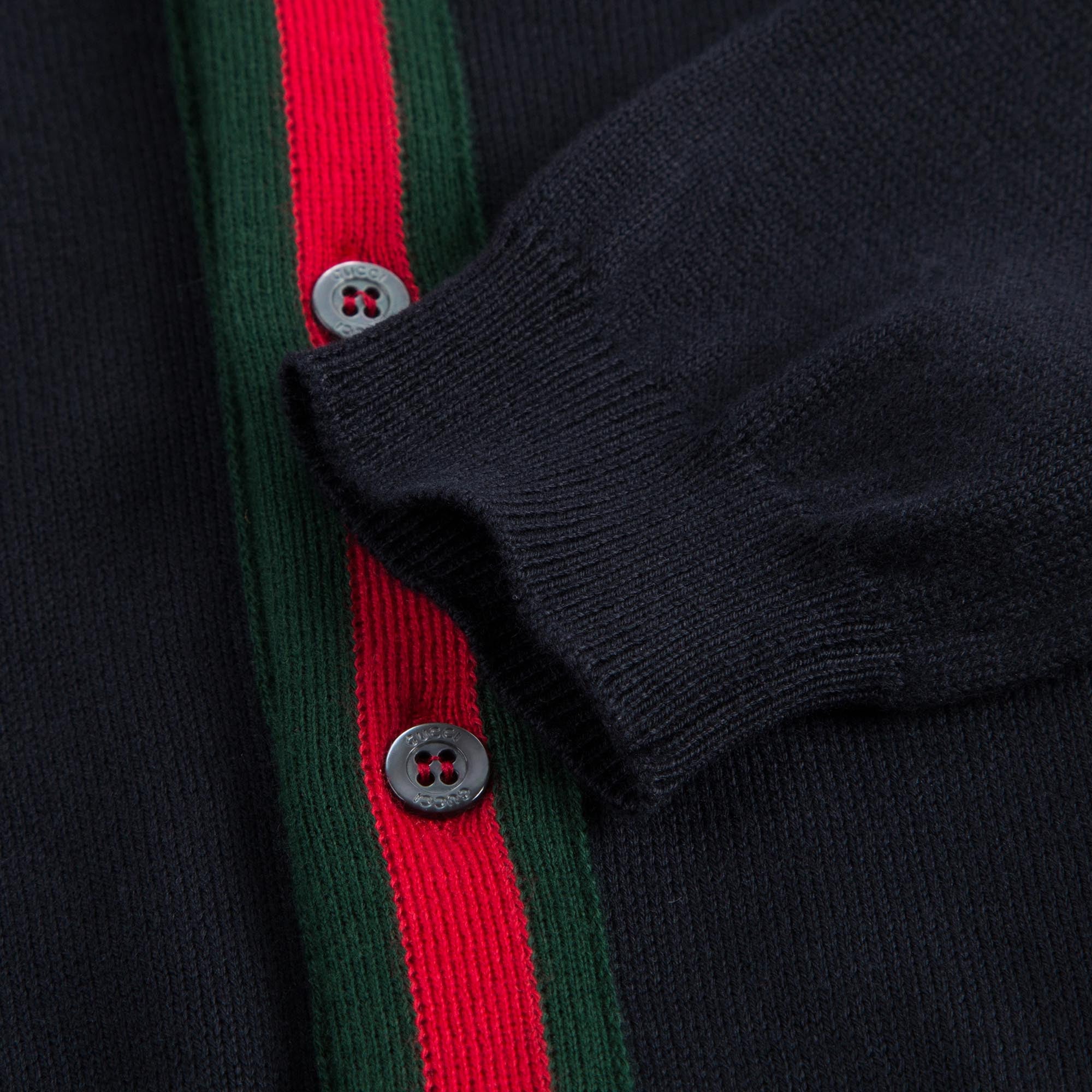 Baby Boys Black Knitted Cardigan