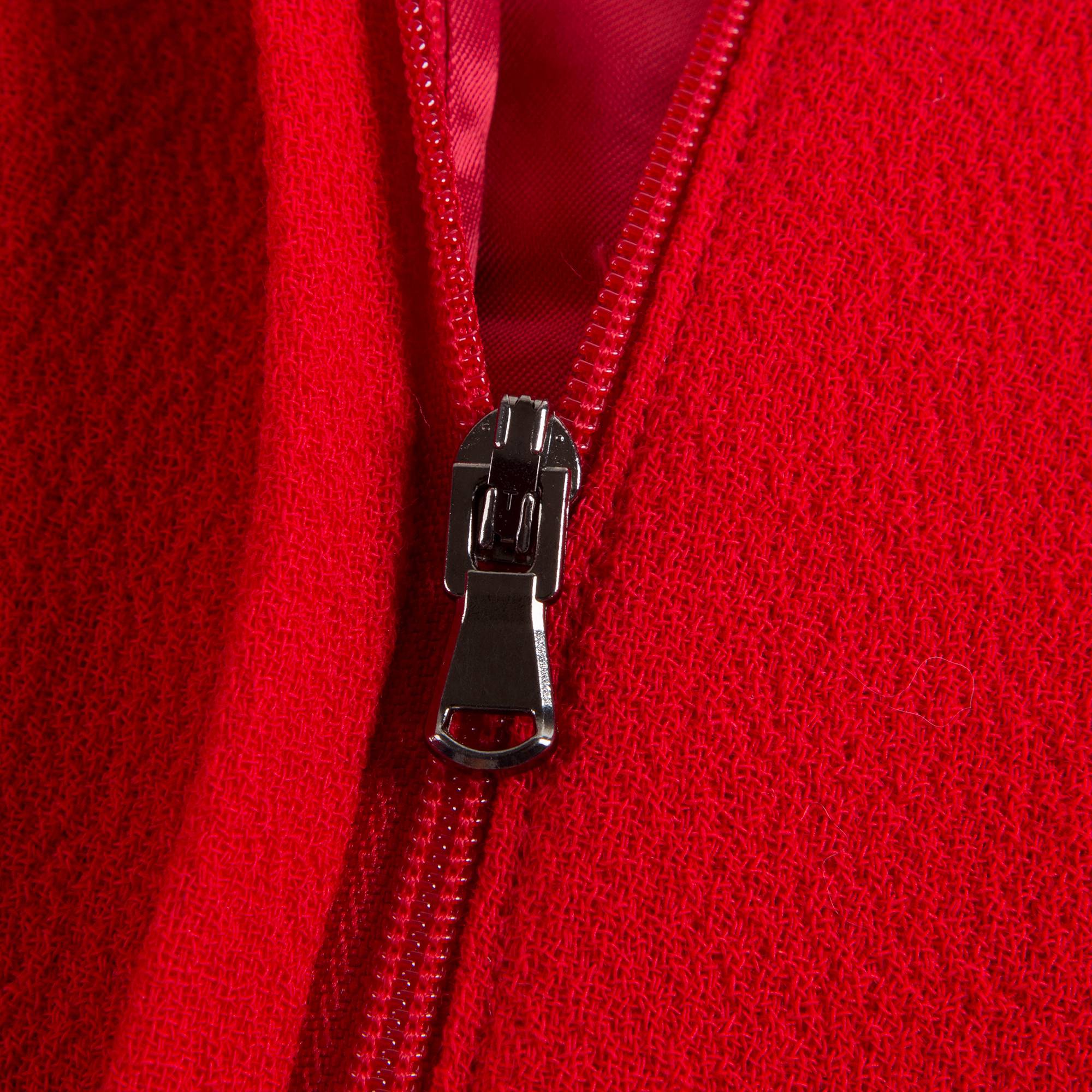 Girls Bright Red Wool Dress