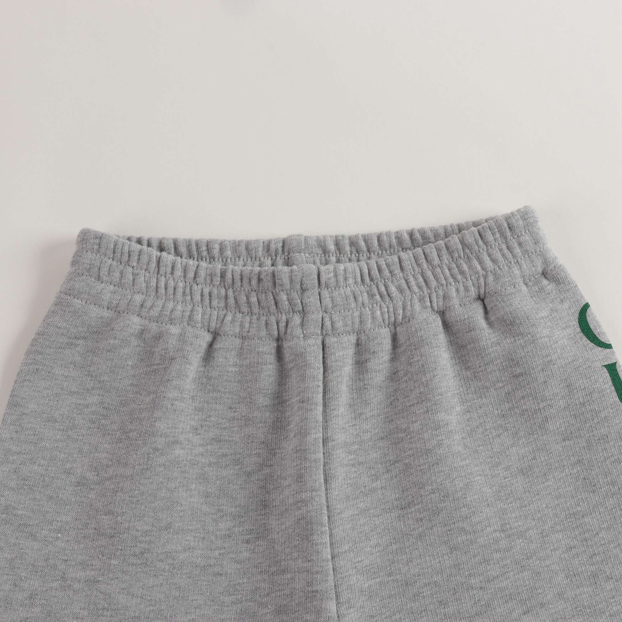 Baby Boys Grey & Green Cotton Shorts