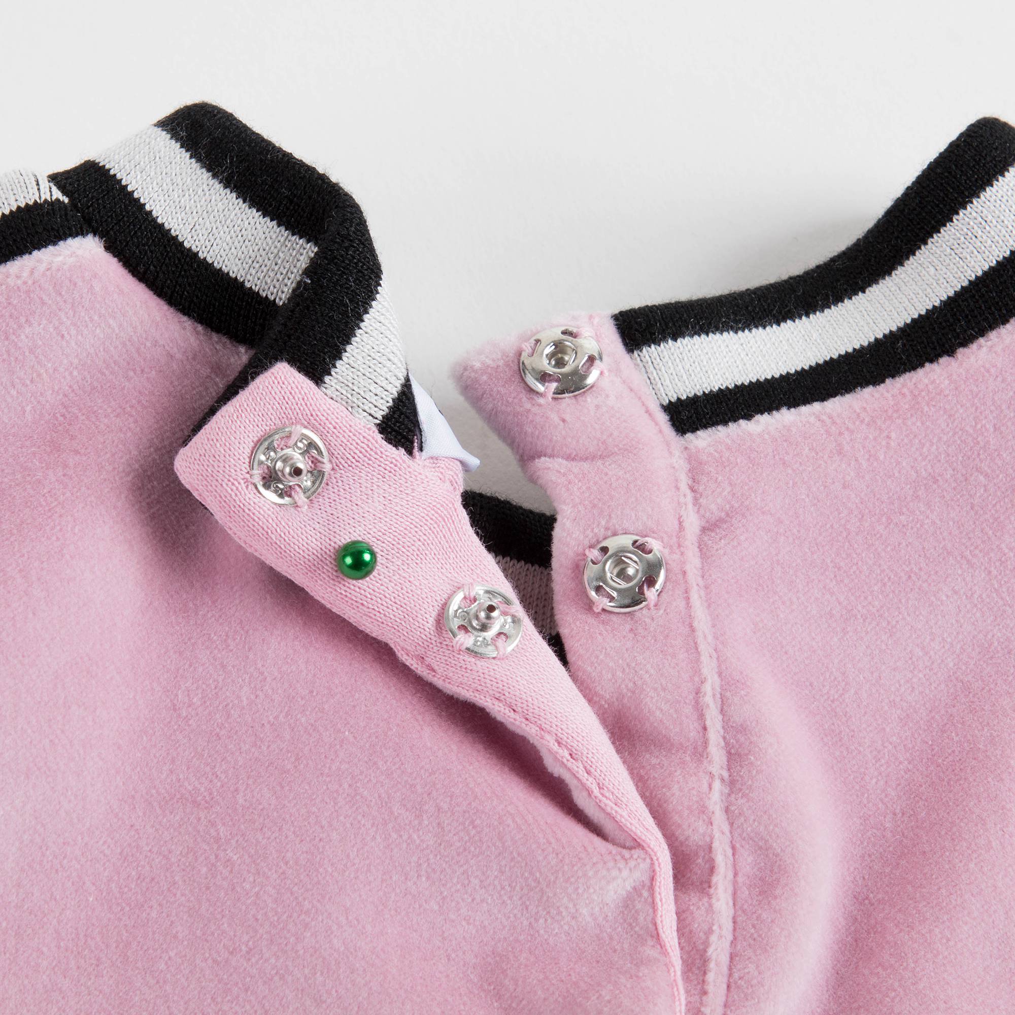 Baby Girls Light Pink Cotton Sweatshirt