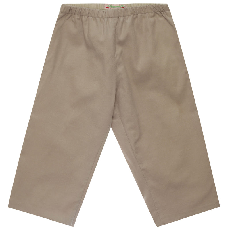 Baby Puce Grey Cotton Trouser - CÉMAROSE | Children's Fashion Store - 1