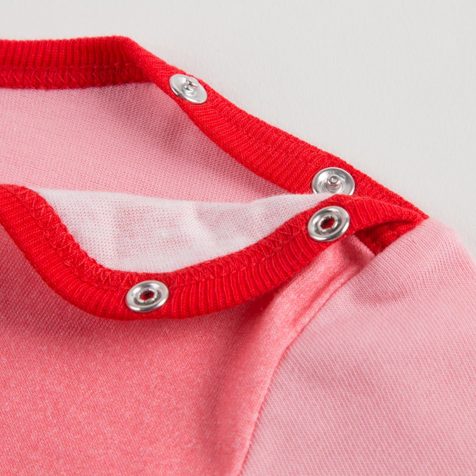 Baby Girls Pink & Yellow Cotton T-shirt