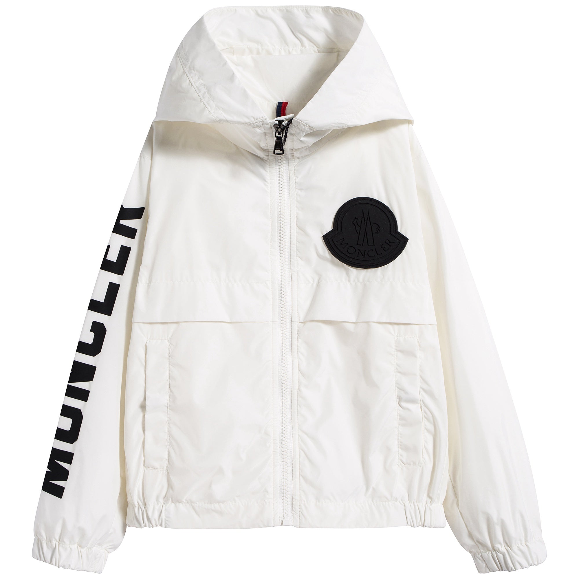 Girls & Boys White ”SAXOPHONE“ Logo Jacket