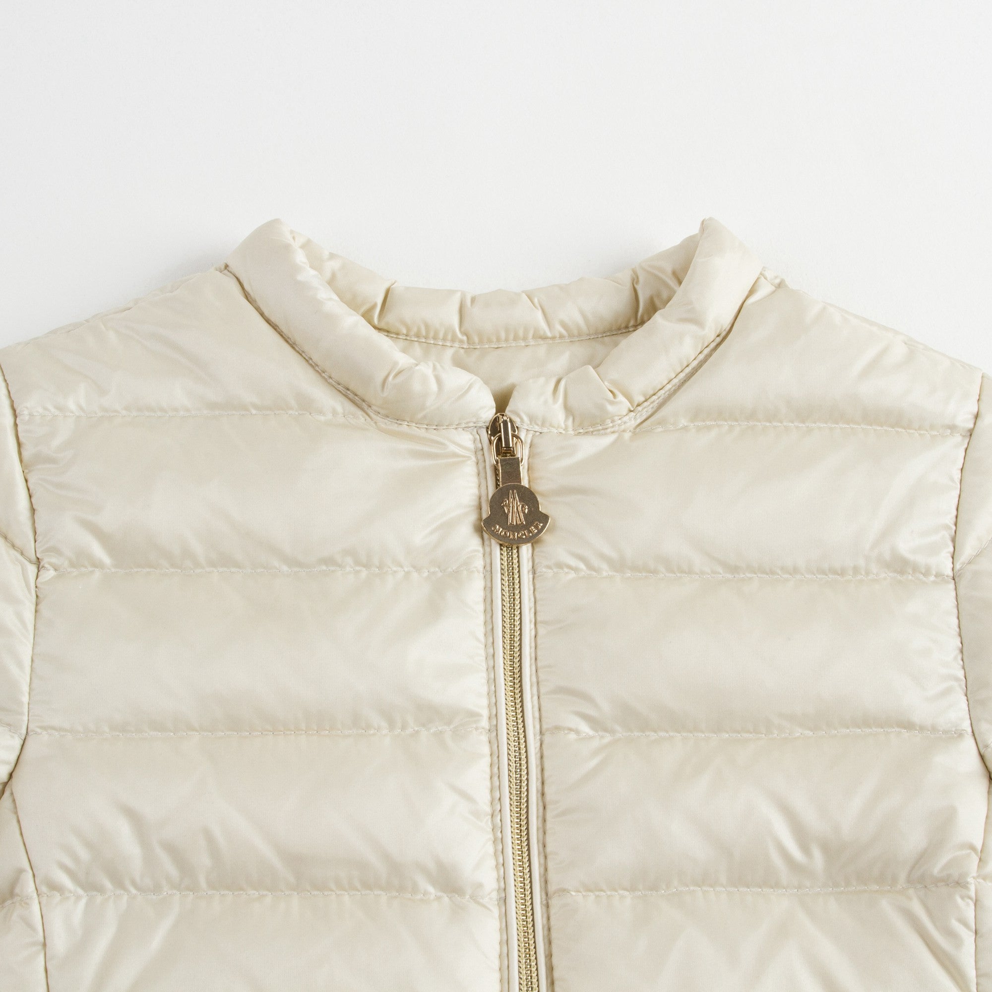 Girls Milk White Hidden Pocket Down Padded 'Ambrine' Jacket