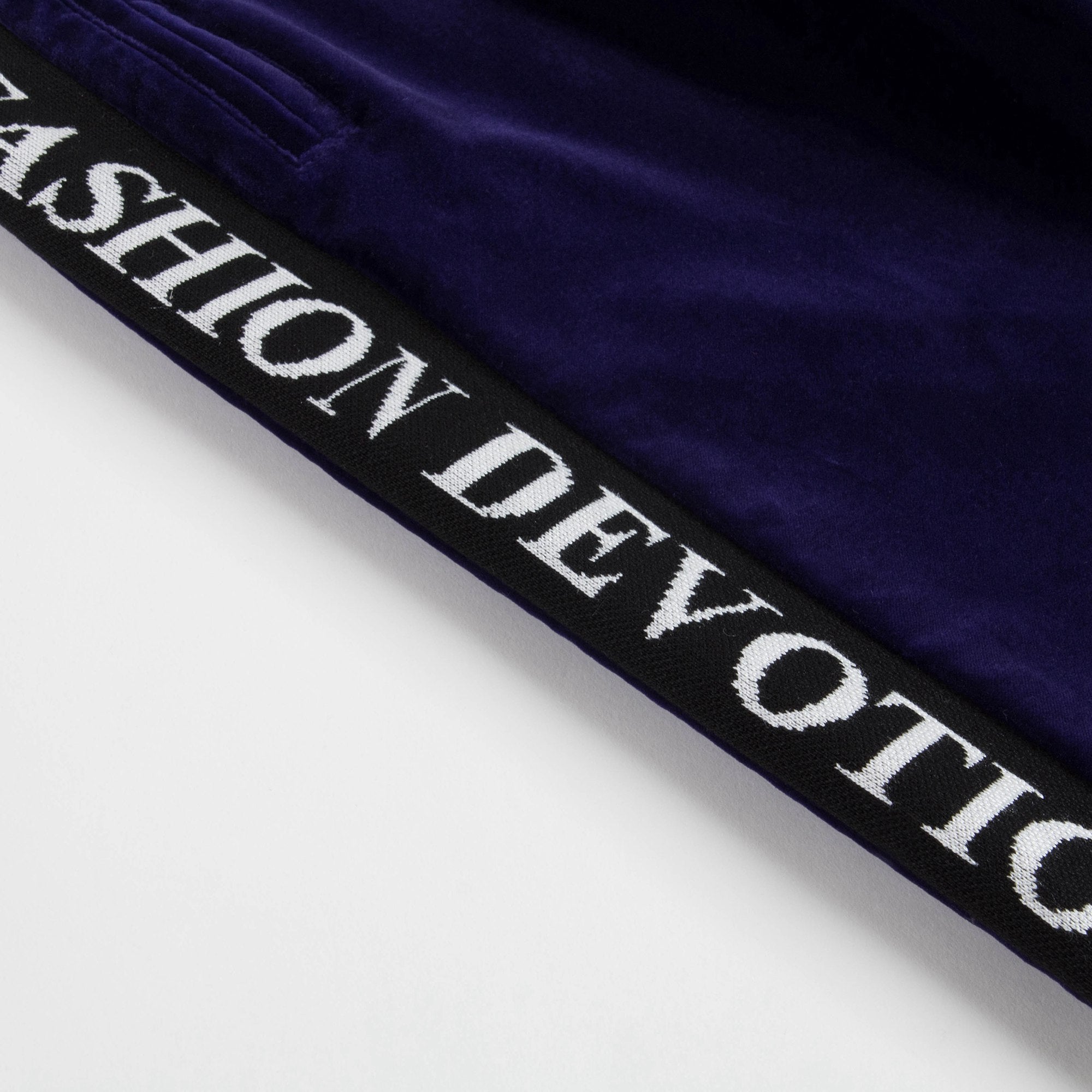 Girls Dark Purple Cotton Trousers