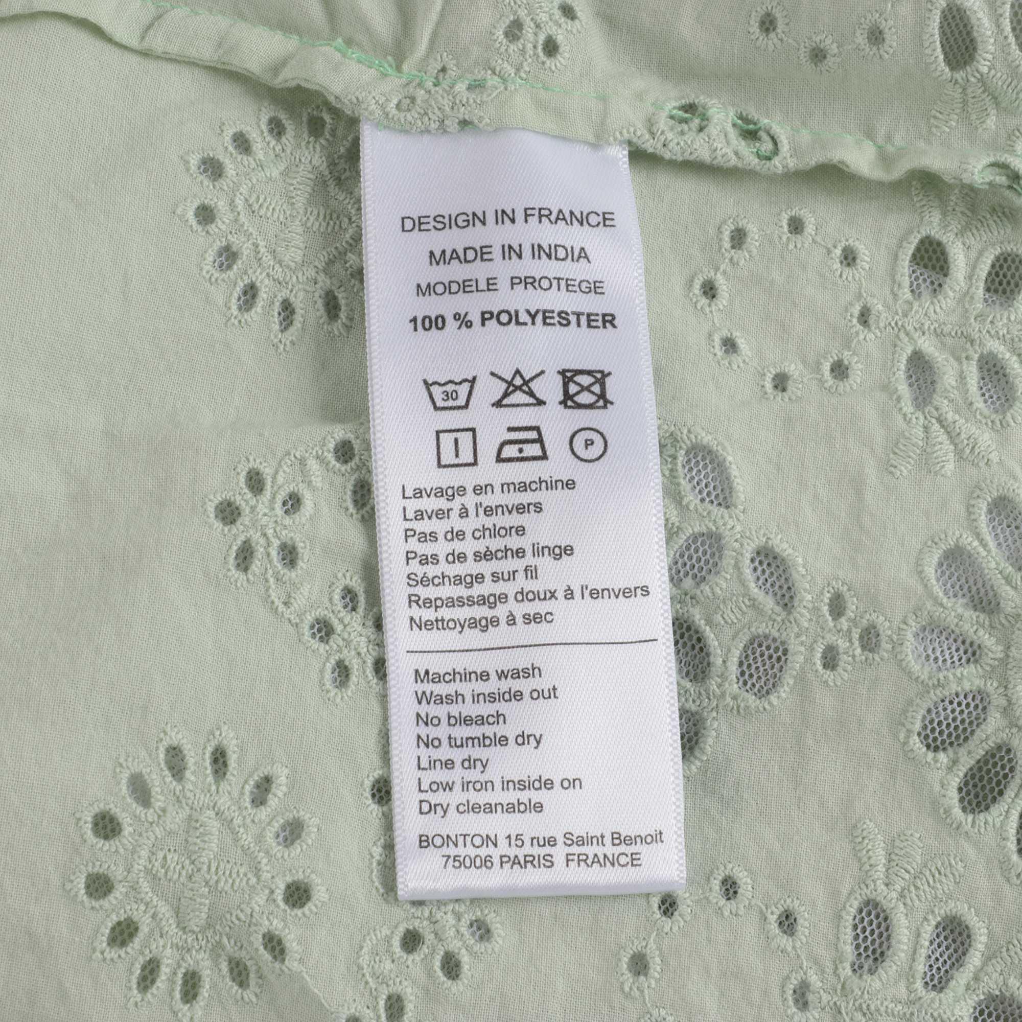 Girls Cyan Yarn Skirt