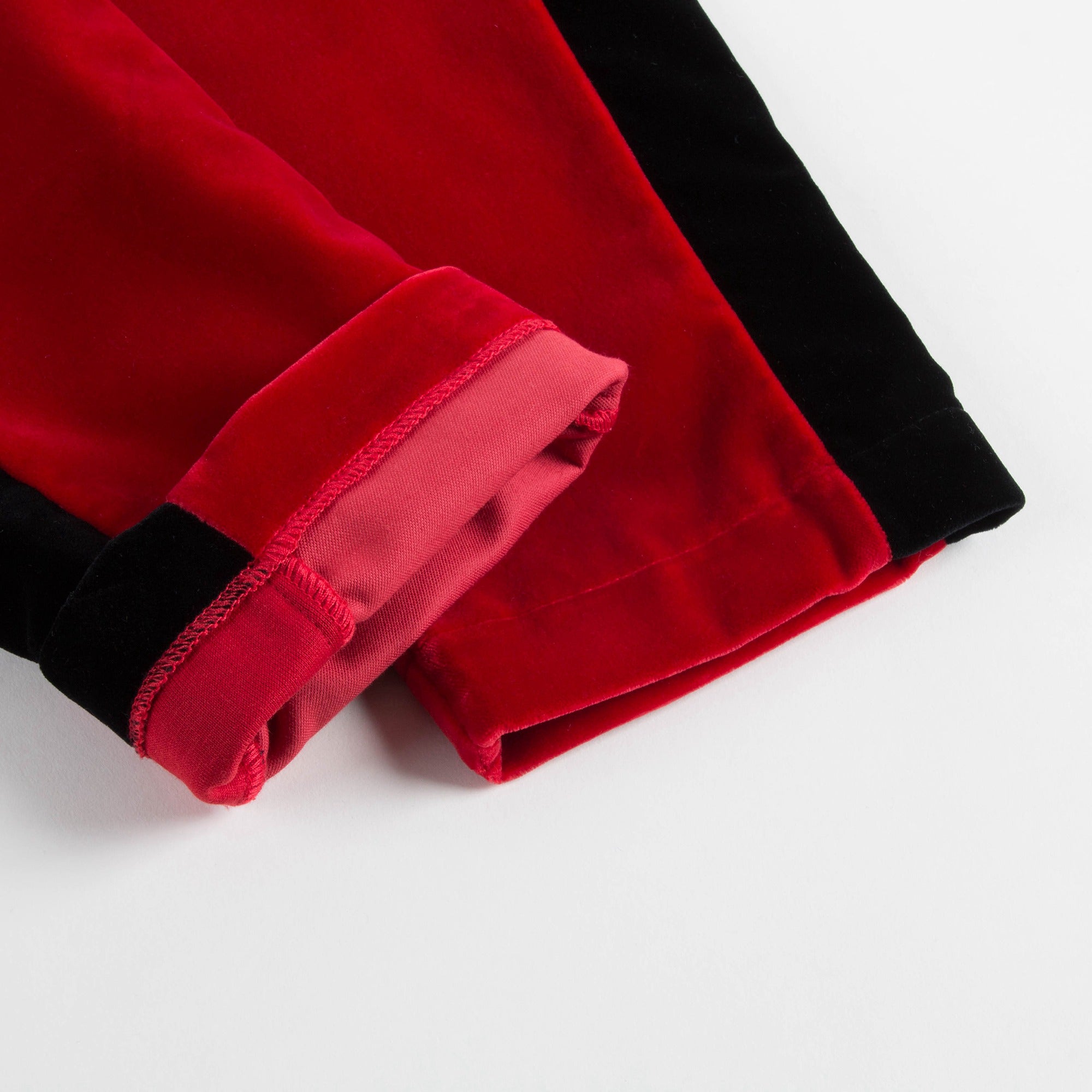 Boys Red Cotton Trousers