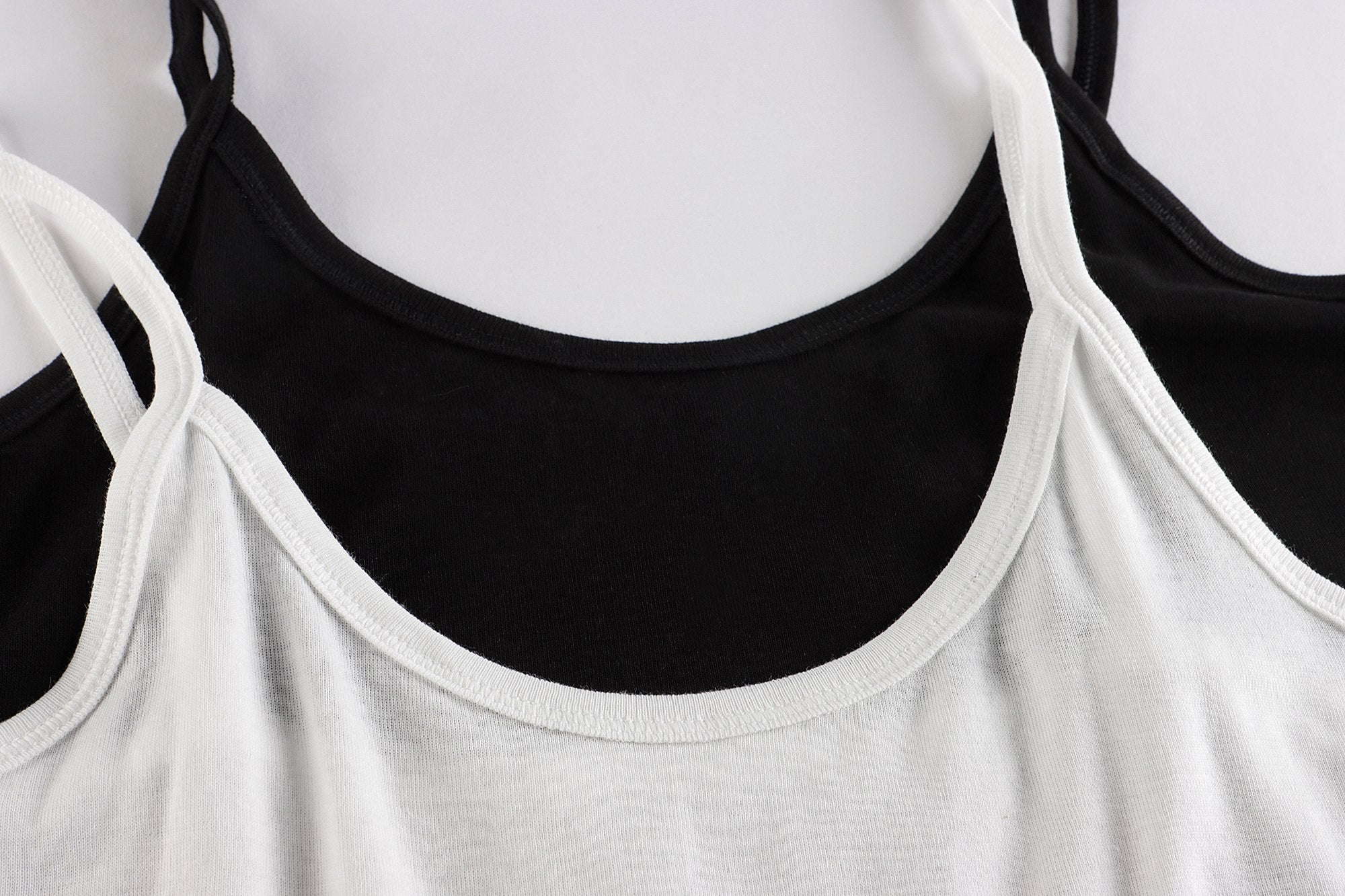 Girls White Cotton Vest