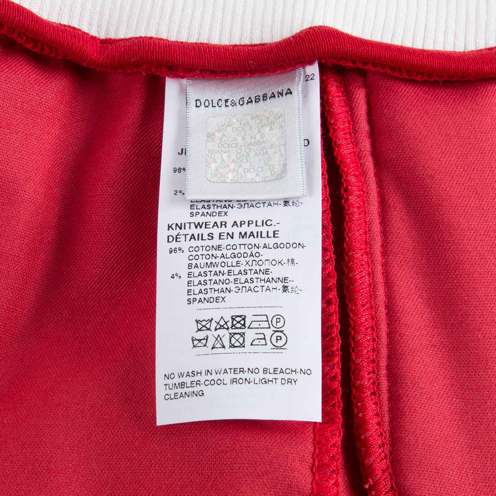 Boys Red Cotton Trousers