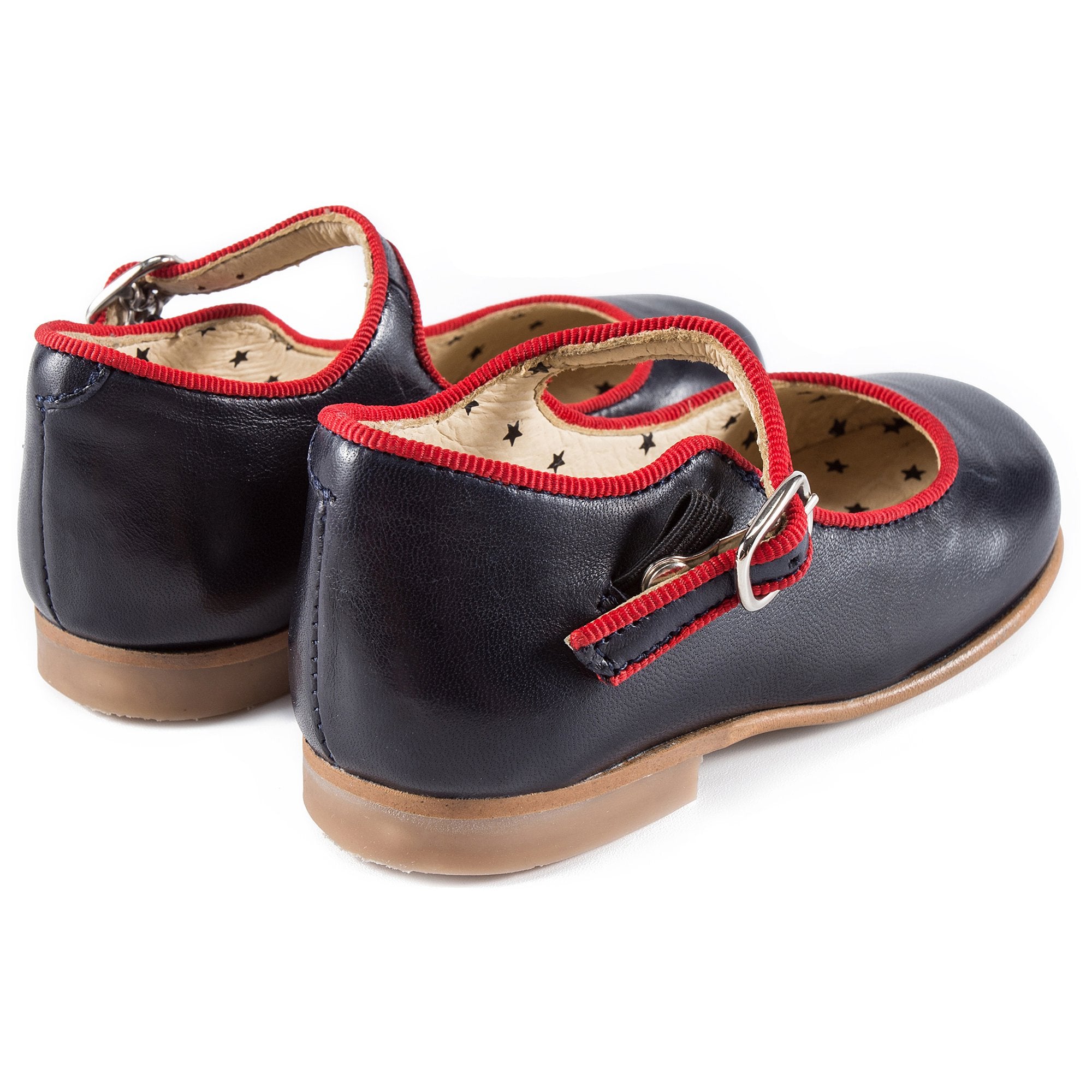 Girls Black Leather Shoes