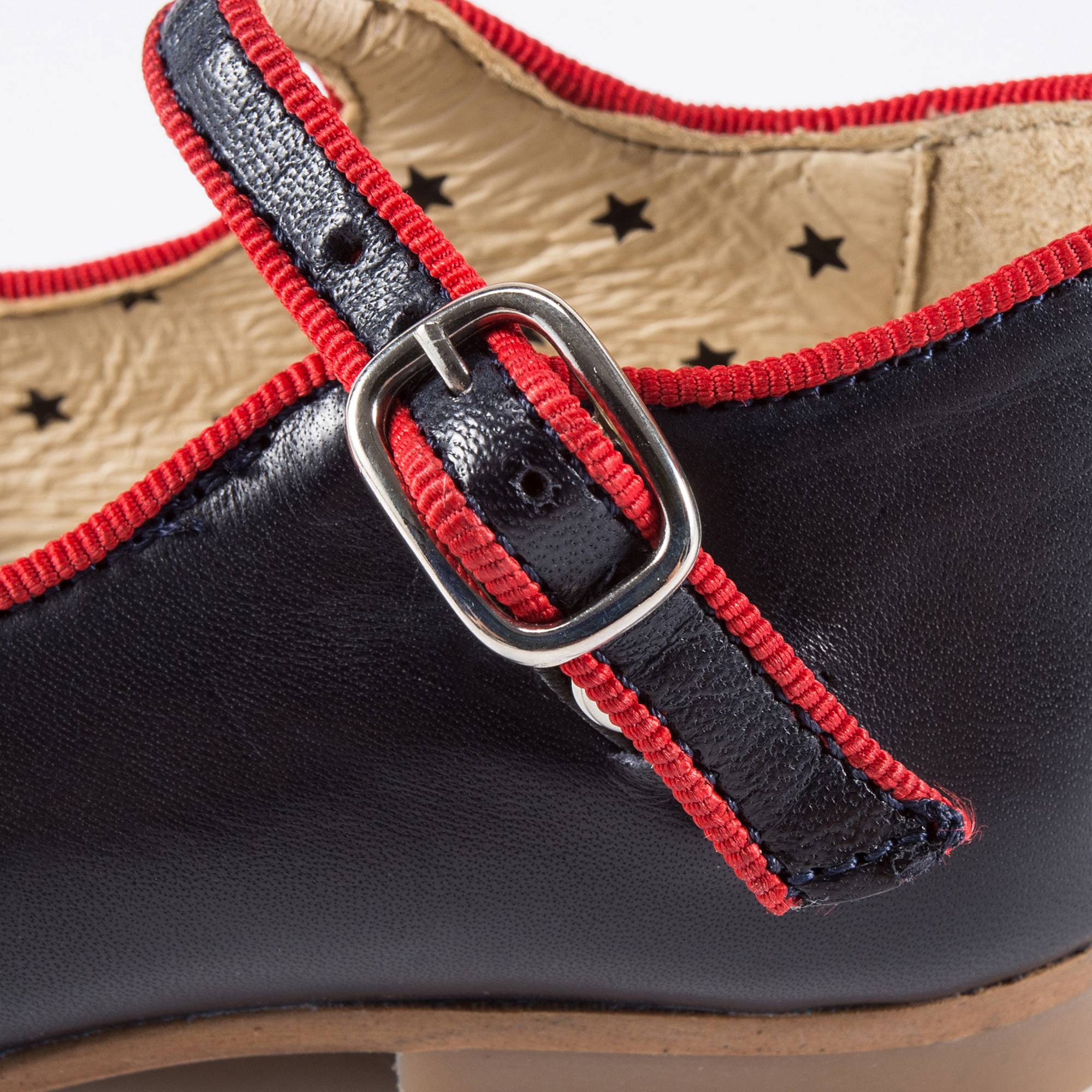 Girls Black Leather Shoes