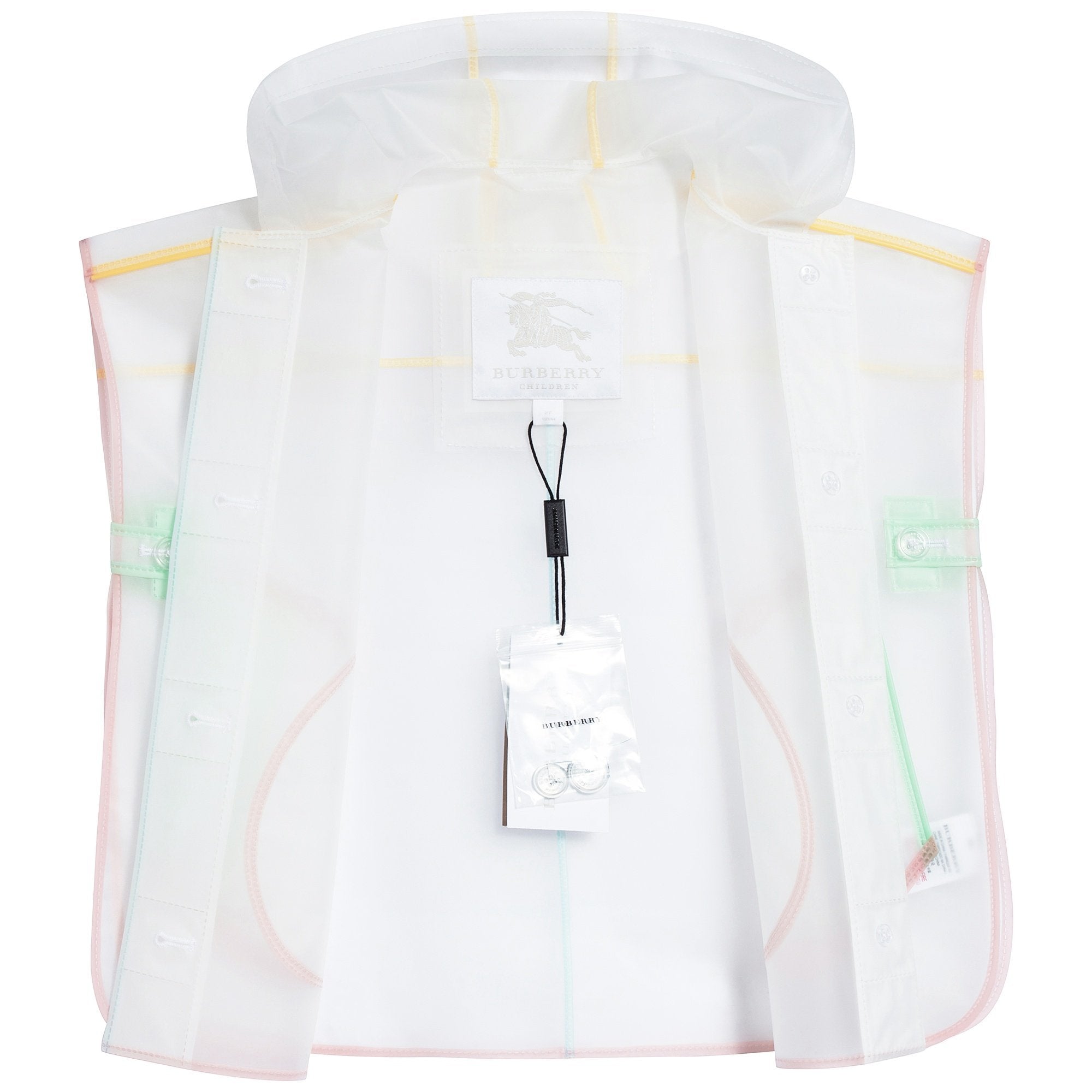 Baby Girls Clear Raincoat